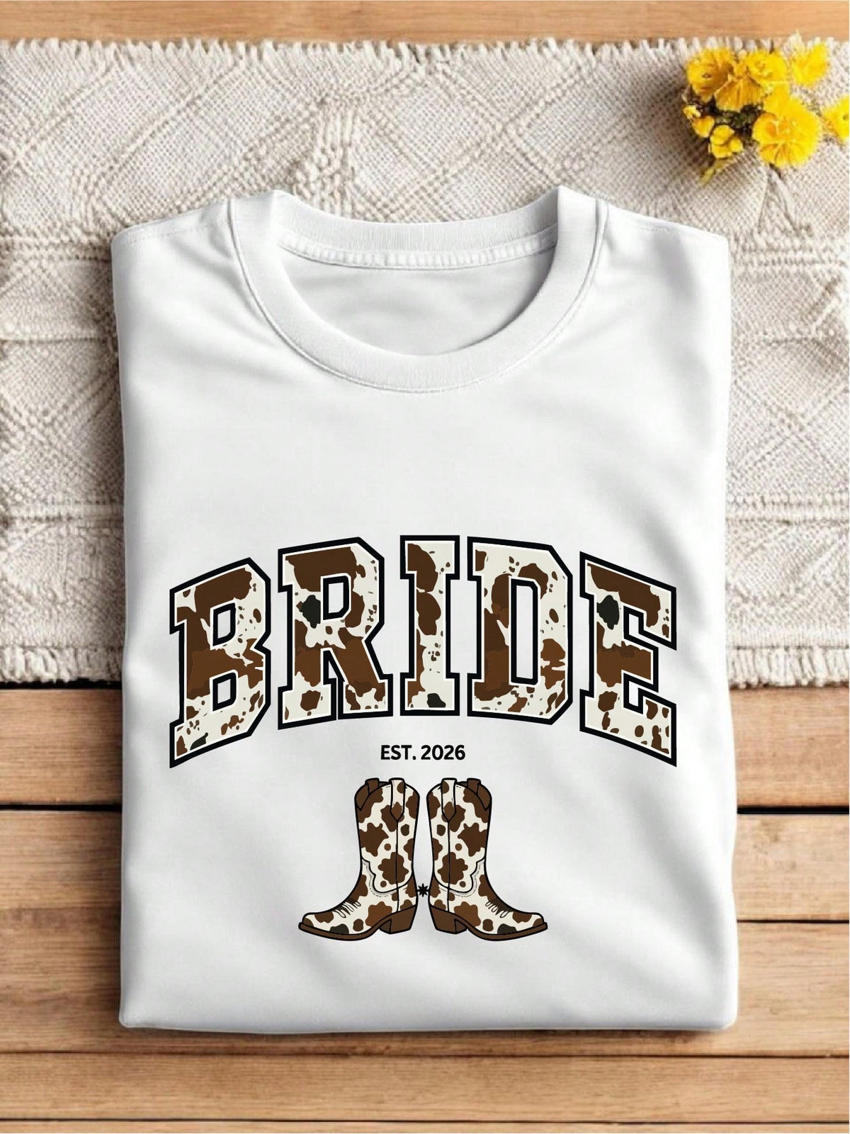 Western Bride Est.2026 T-Shirt