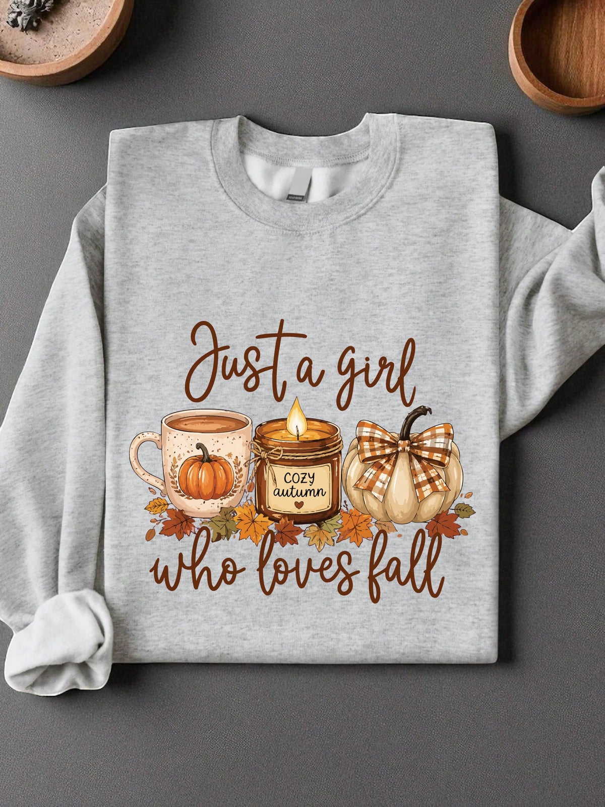 Just A Girl Who Loves Fall Unisex Sweatshirt