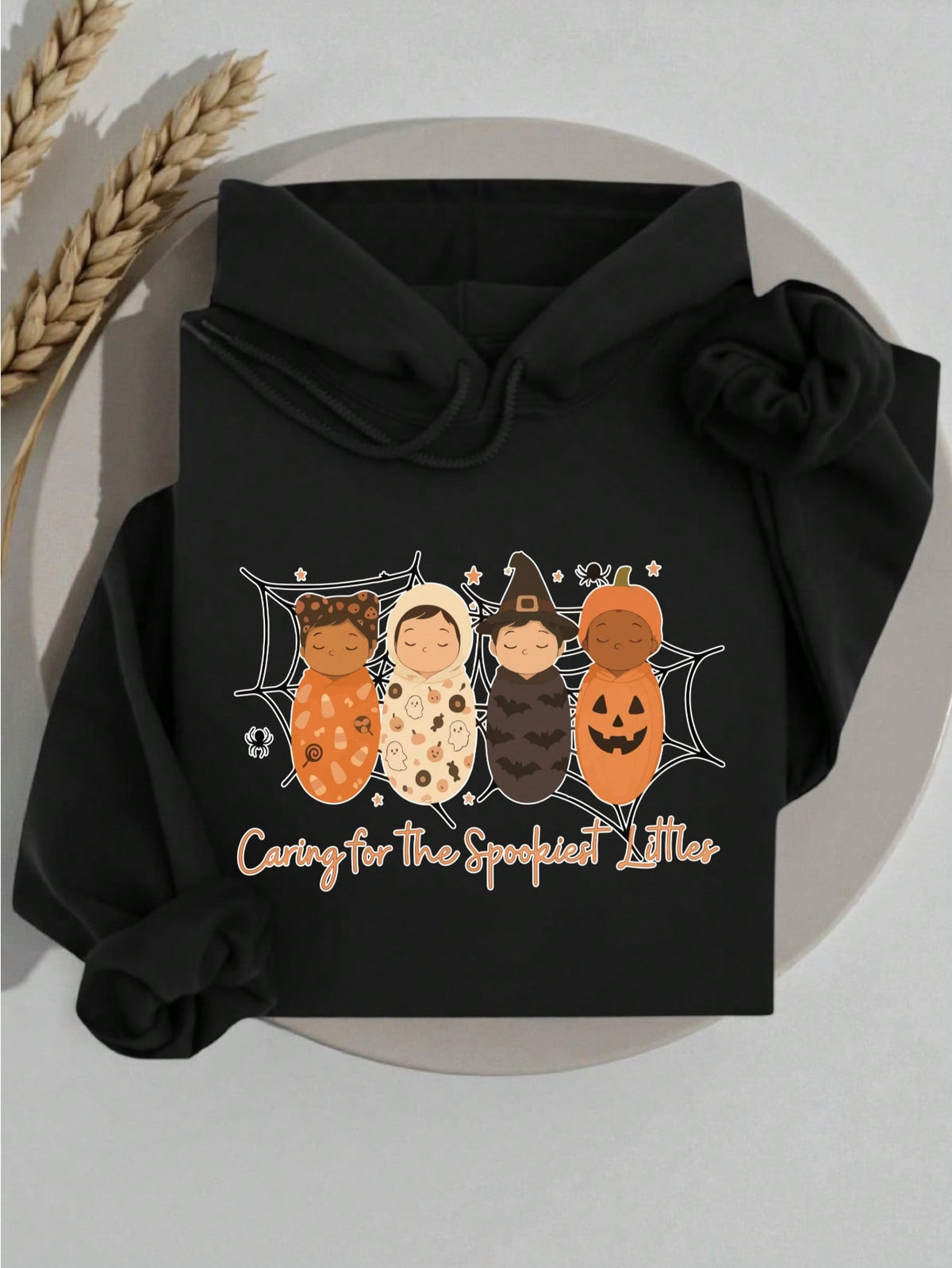 Caring For The Spookiest Littles Hoodie