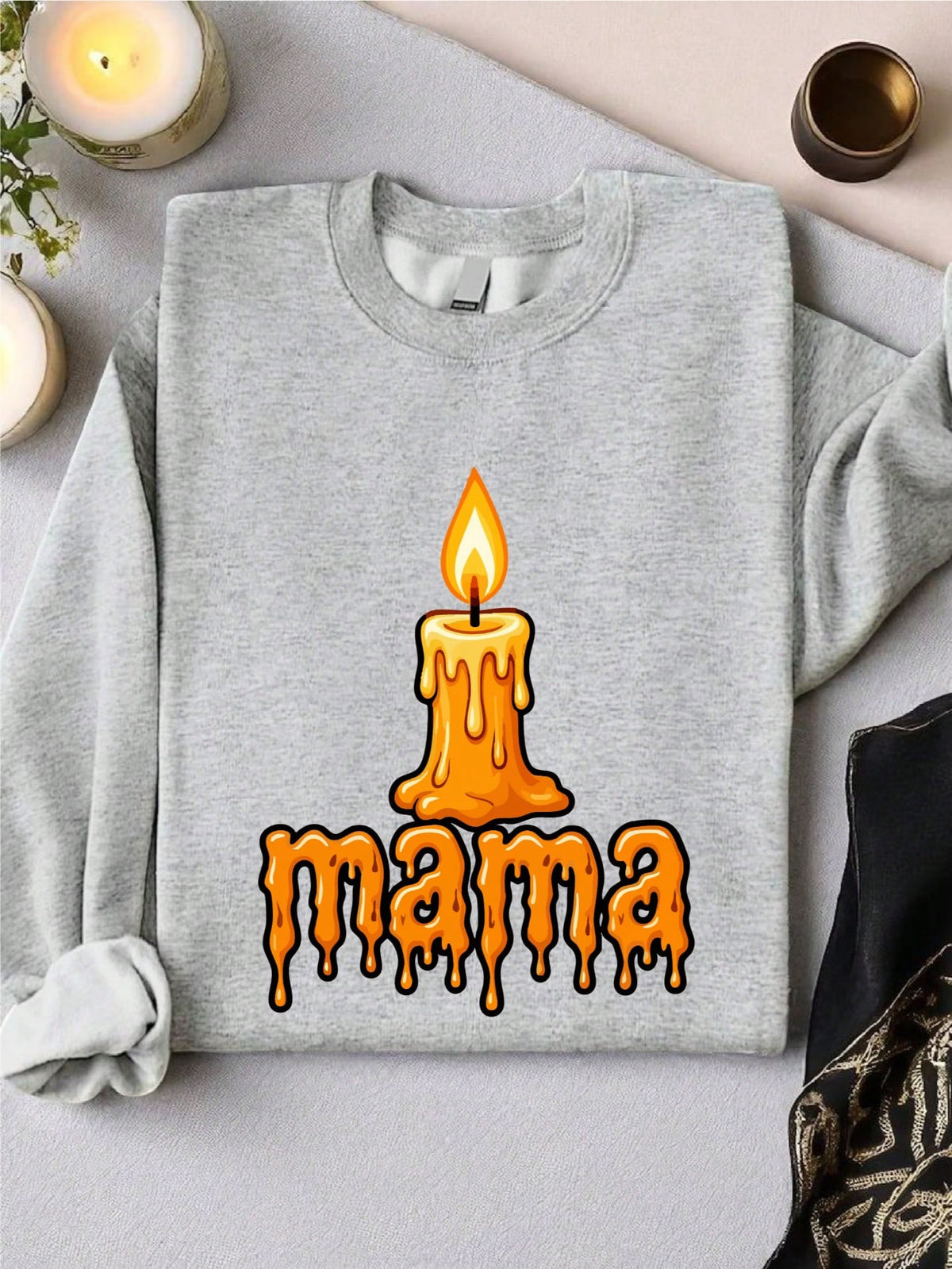 1PC Mama Dada Candle 1st Birthday Sweatshirt