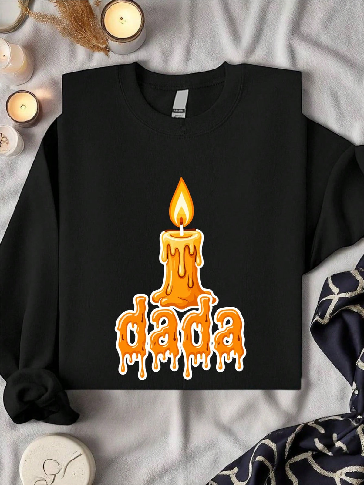 1PC Mama Dada Candle 1st Birthday Sweatshirt