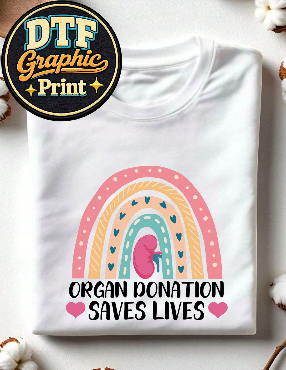 Rainbow Organ Donation T-Shirt
