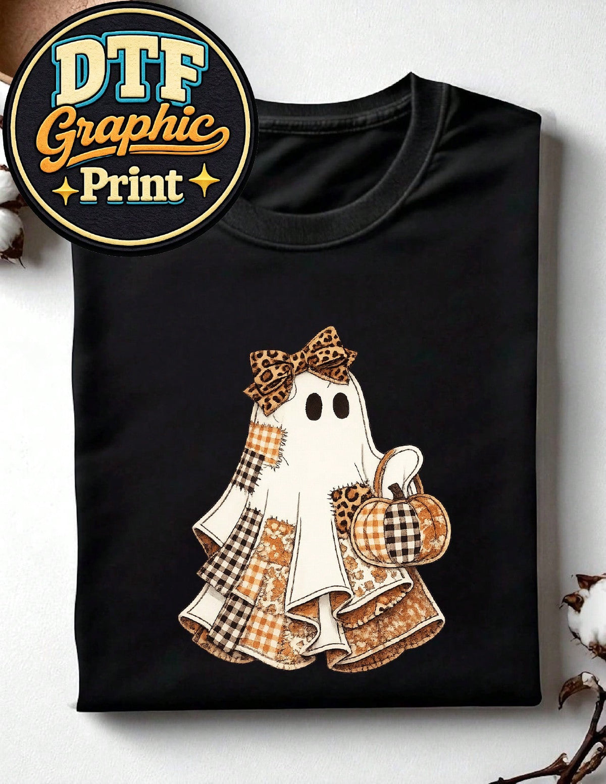 Faux Ghost (DTF Graphic Print) T-Shirt