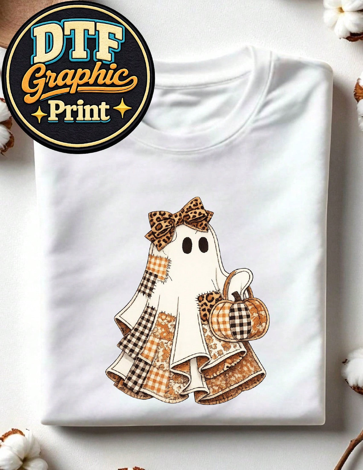 Faux Ghost (DTF Graphic Print) T-Shirt