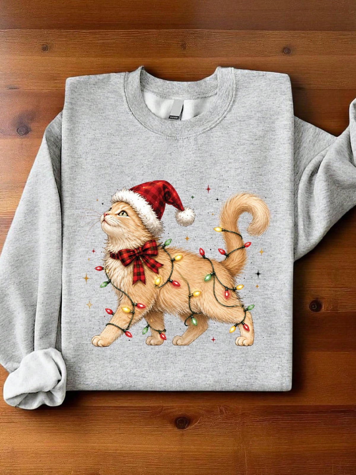 Christmas Cat Sweatshirt