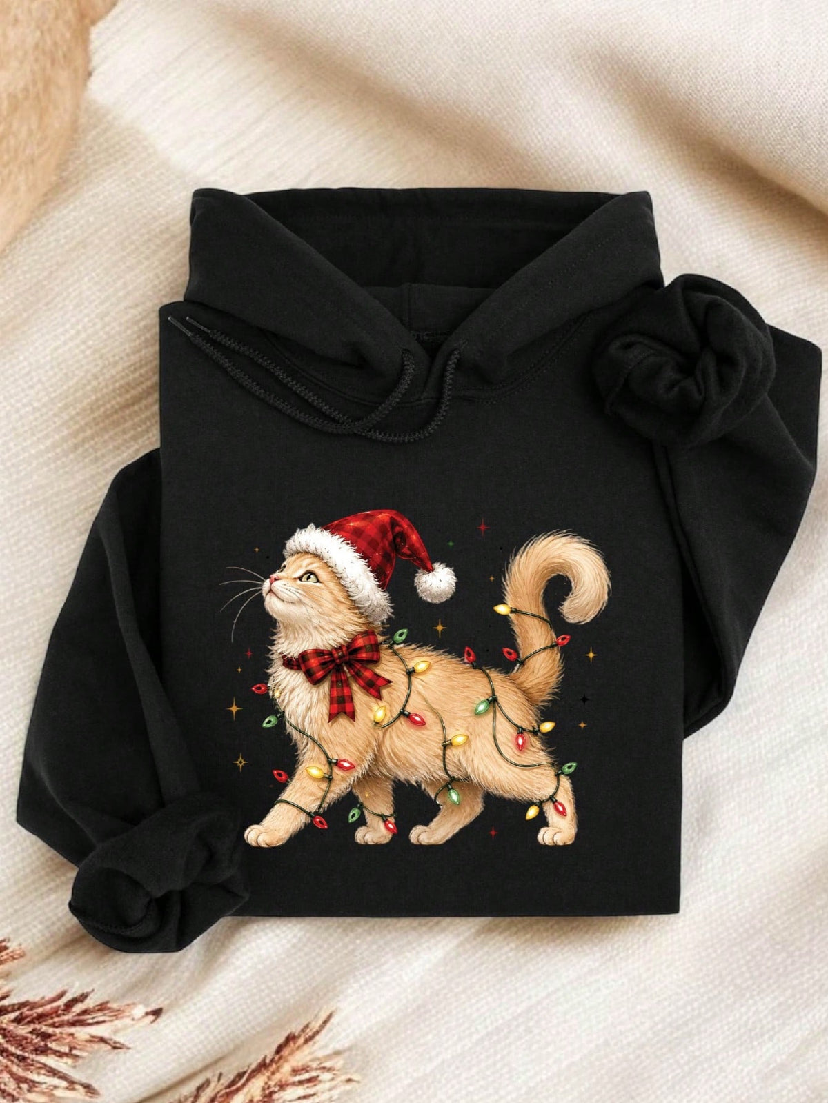 Christmas Cat Hoodie