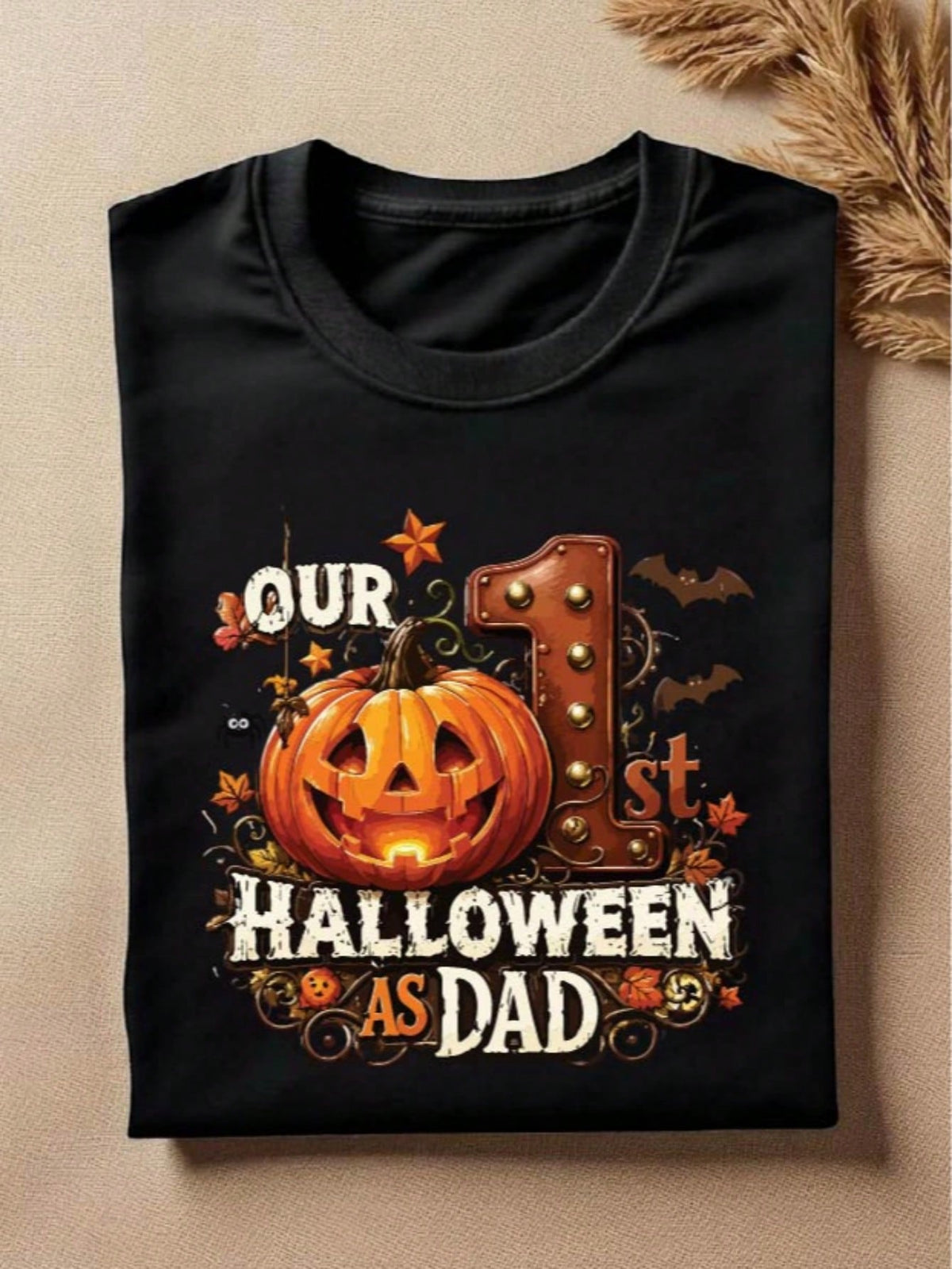 1 PC Our 1st Halloween As Mom Dad T-Shirt
