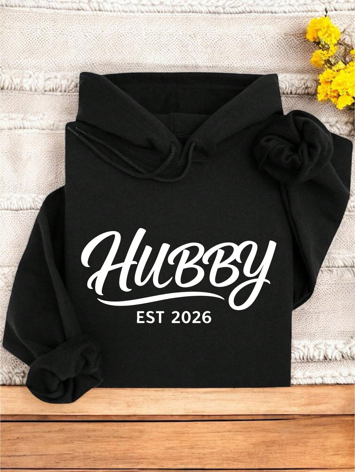1PC Wifey And Hubby EST.2026 Hoodie