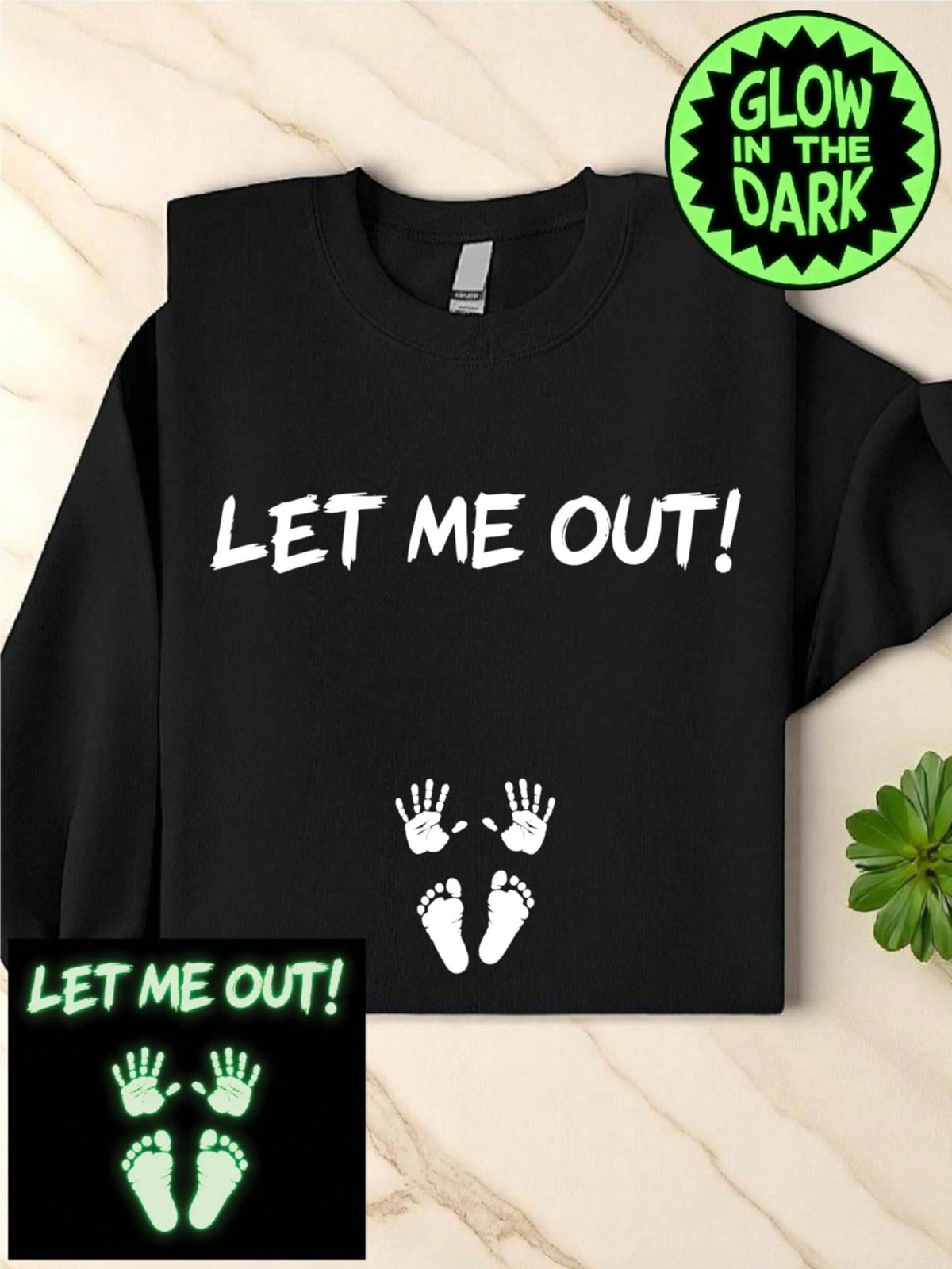 Let Me Out Glow In The Dark Sweatshirt