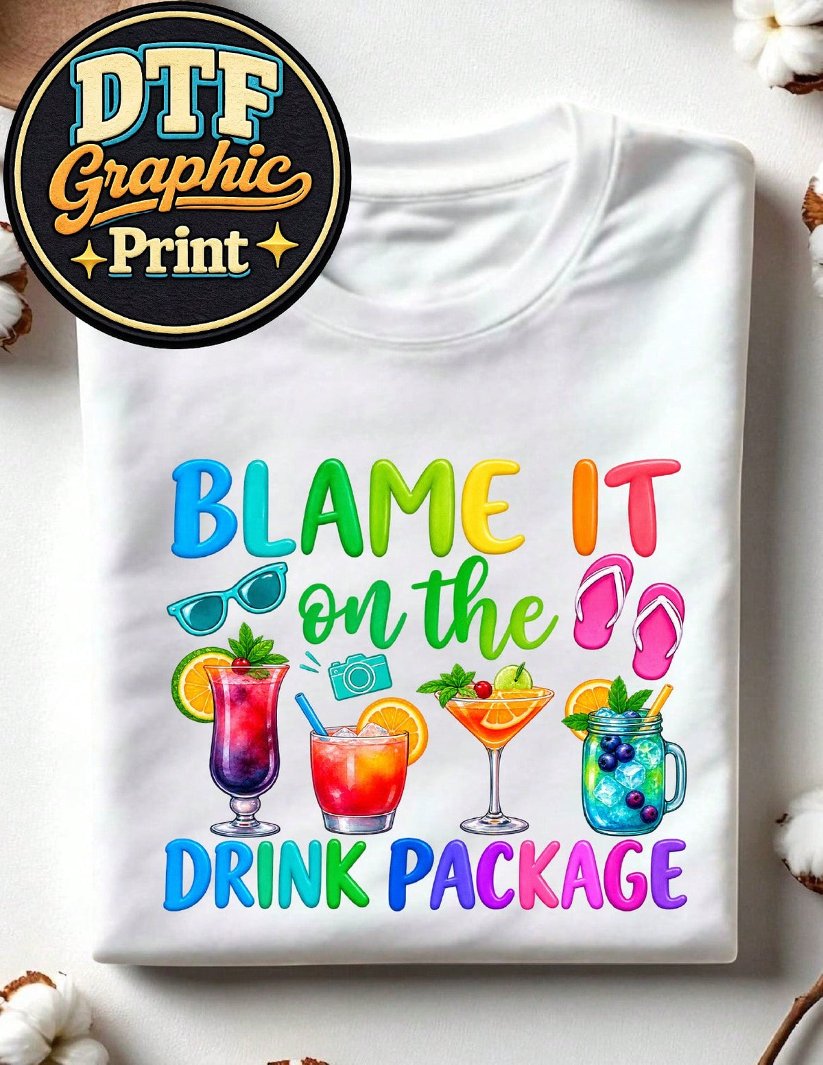 Blame It On The Drink Package T-Shirt