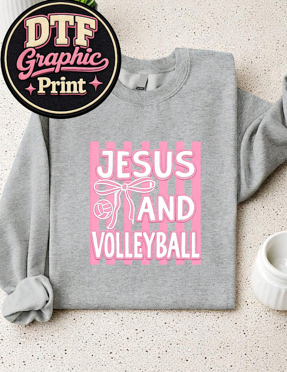 Jesus And Volleyball Sweatshirt