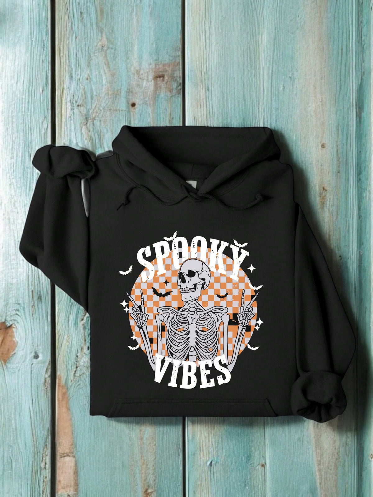 Spooky Skeleton Vibes Unisex Hoodie