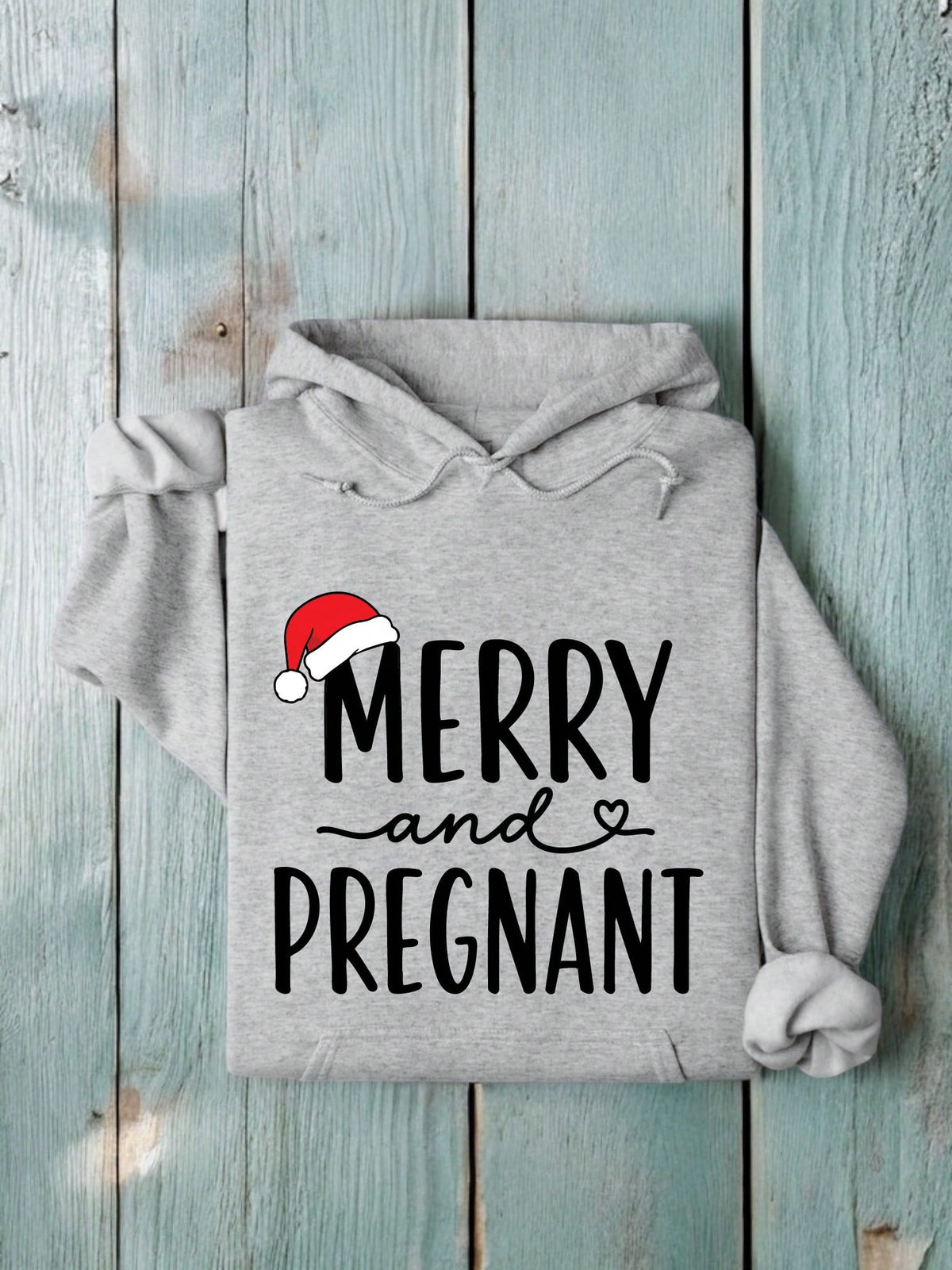 Merry And Pregnant Unisex Hoodie