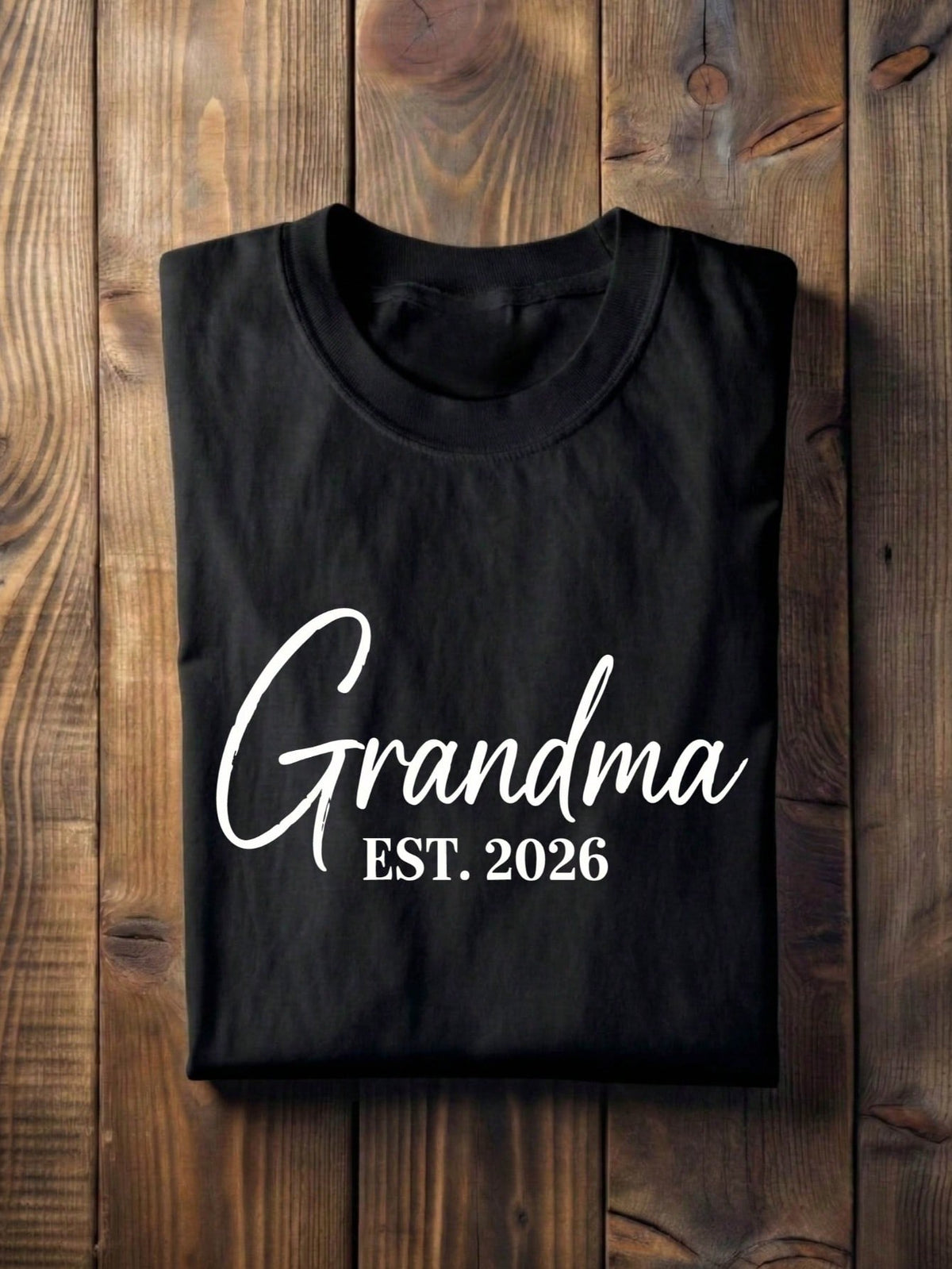 1 PC Grandma Grandpa Est.2026 T-Shirt