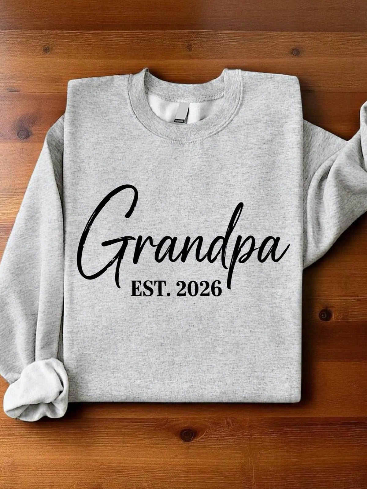 1 PC Grandma Grandpa Est.2026 Sweatshirt
