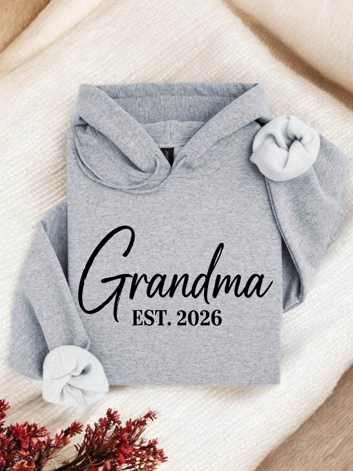 1 PC Grandma Grandpa Est.2026 Hoodie