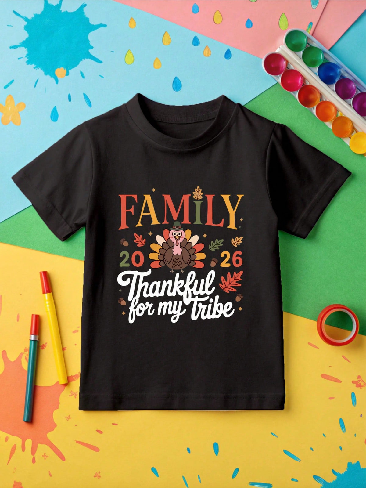 Family Thanksgiving 2026 Kids Hoodie