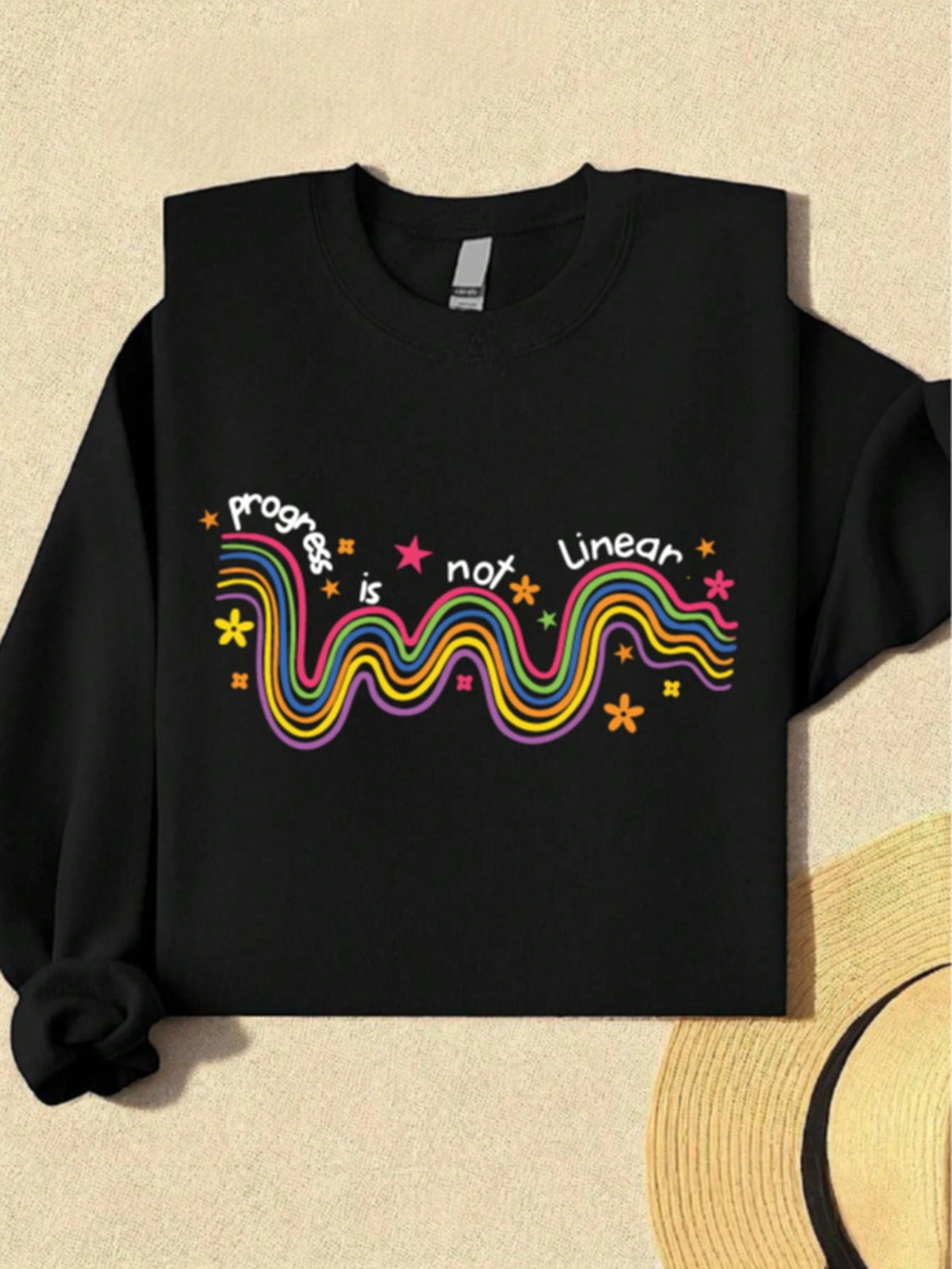 Progress Over Perfection Teacher Sweatshirt