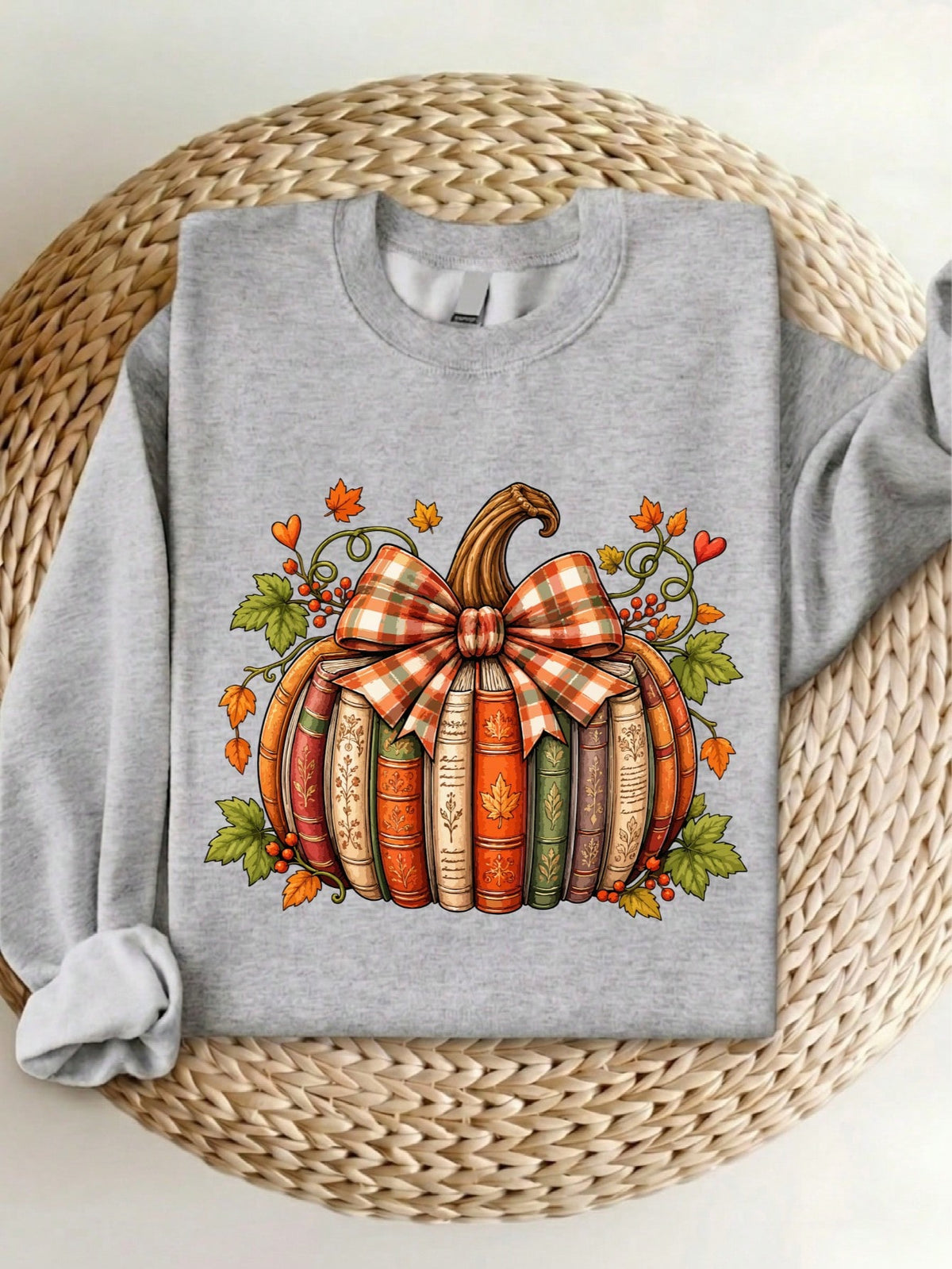Fall Book Pumpkin Sweatshirt