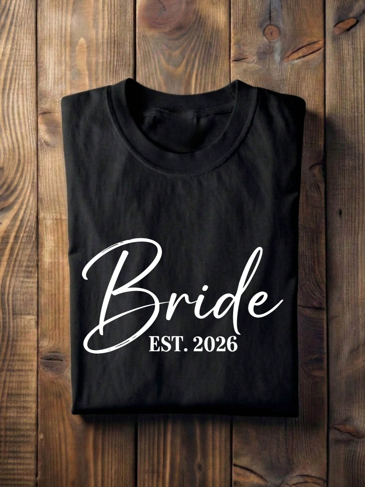 1 PC Bride Groom Est.2026 T-Shirt