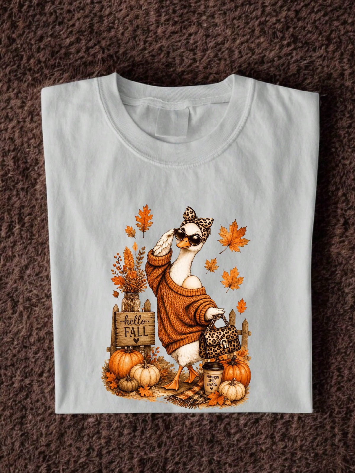Hello Fall Goose T-Shirt