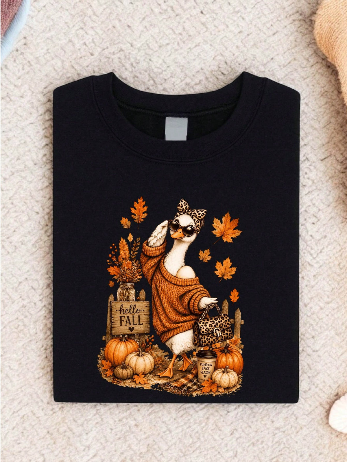 Hello Fall Goose T-Shirt