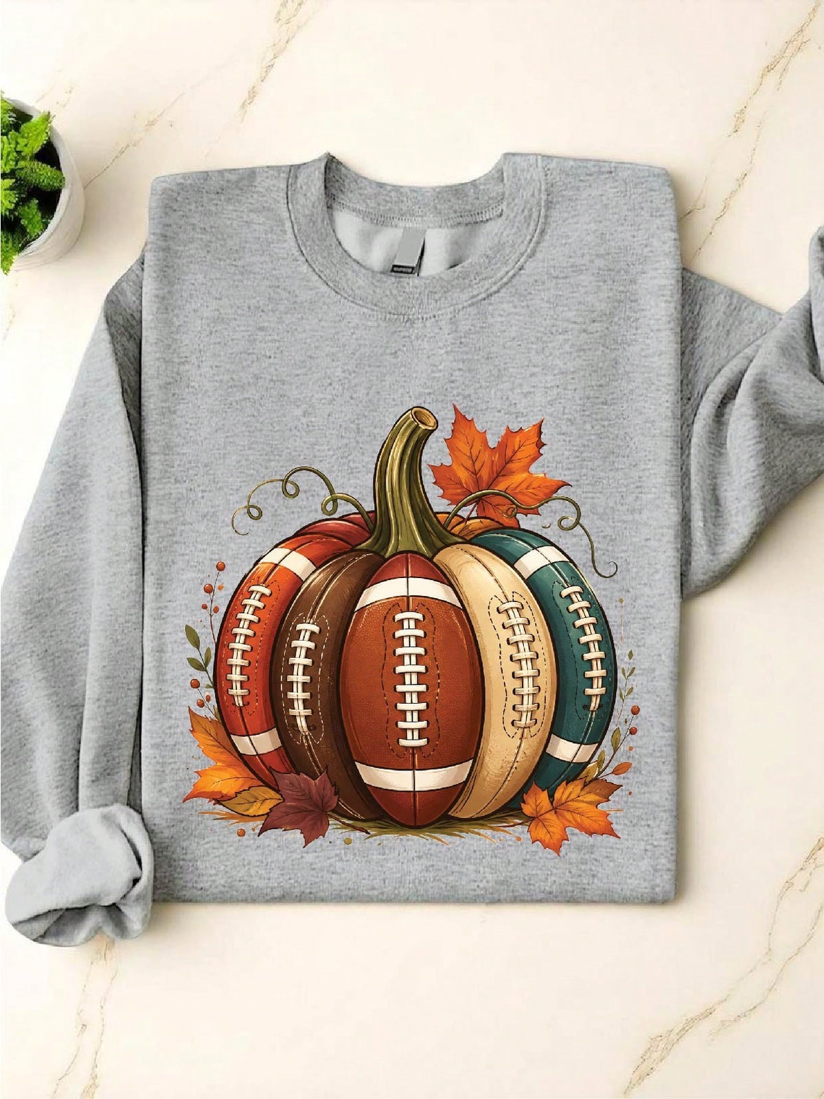 Football Fall Pumpkin Sweatshirt