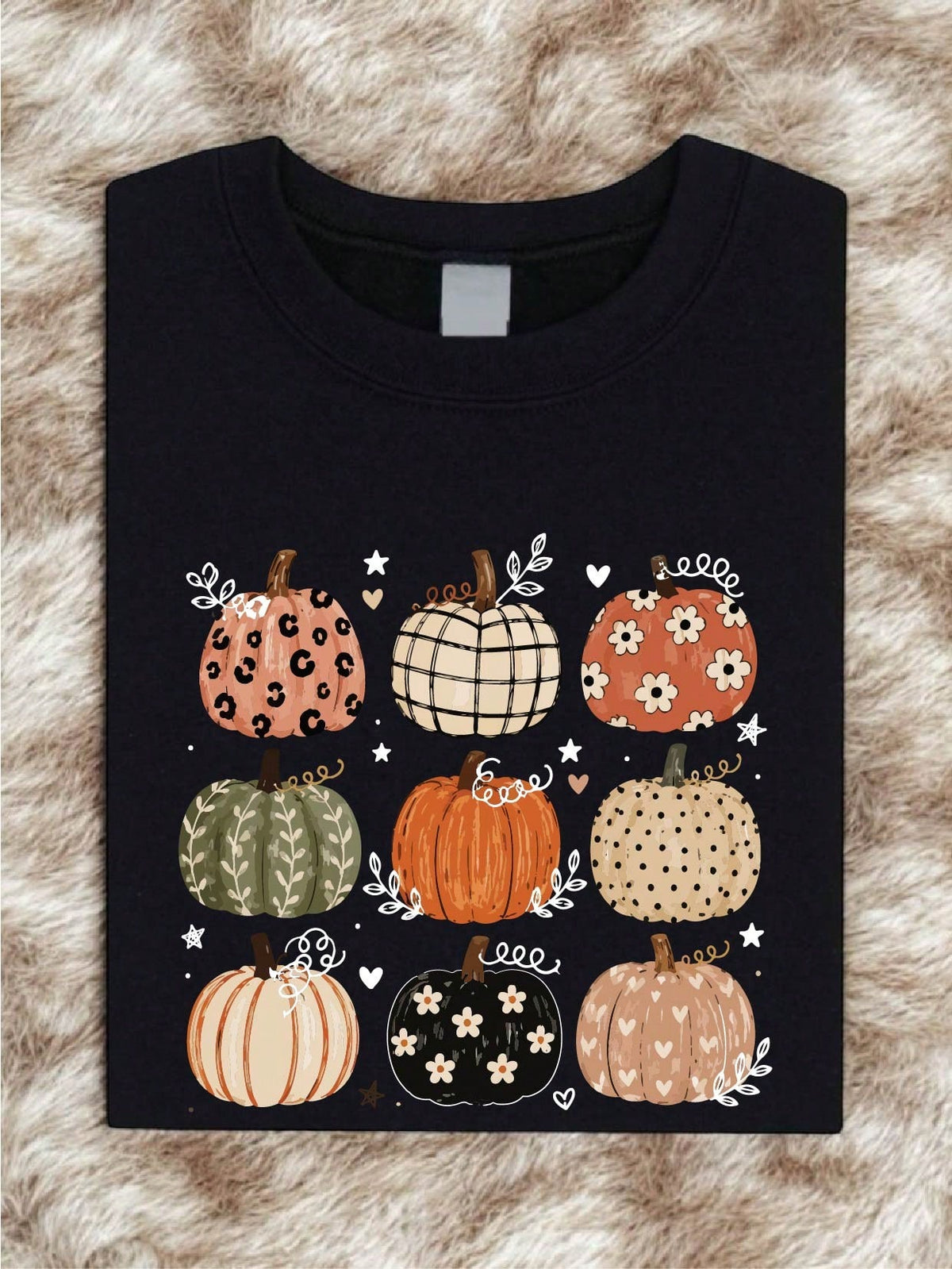Pattern Pumpkin T-Shirt