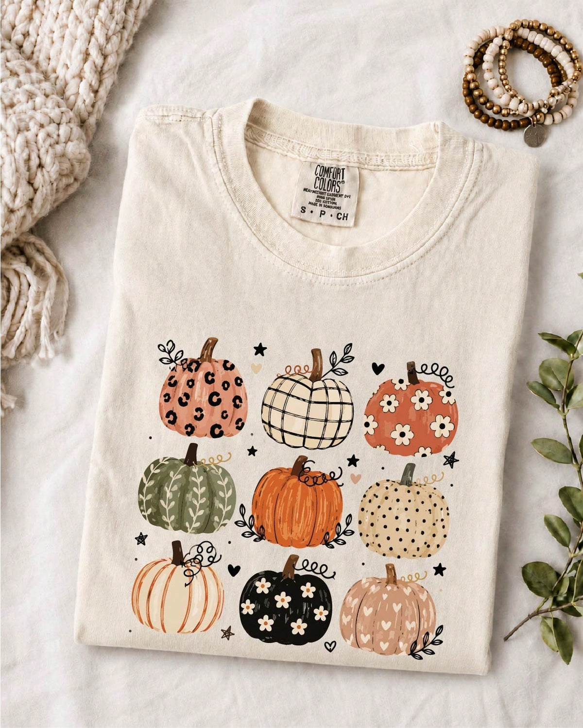 Pattern Pumpkin T-Shirt