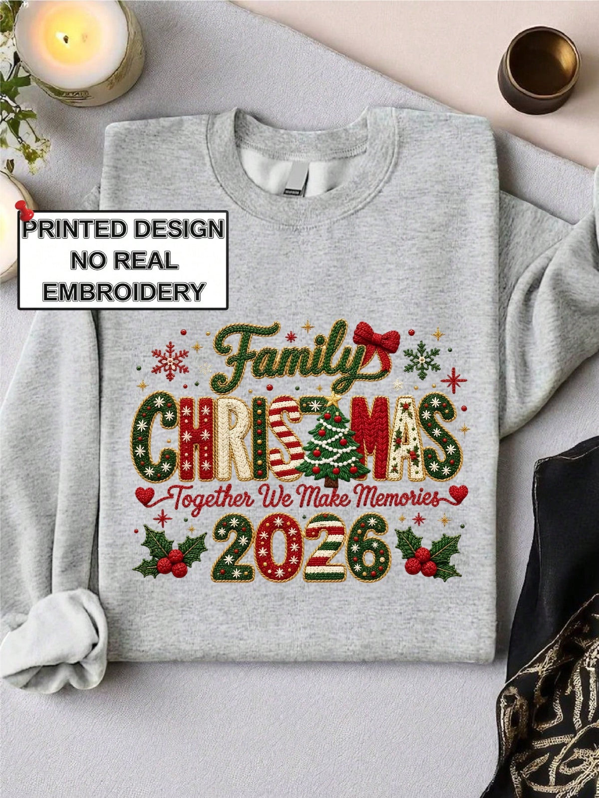 Family Christmas (DTF Graphic Print) Sweatshirt