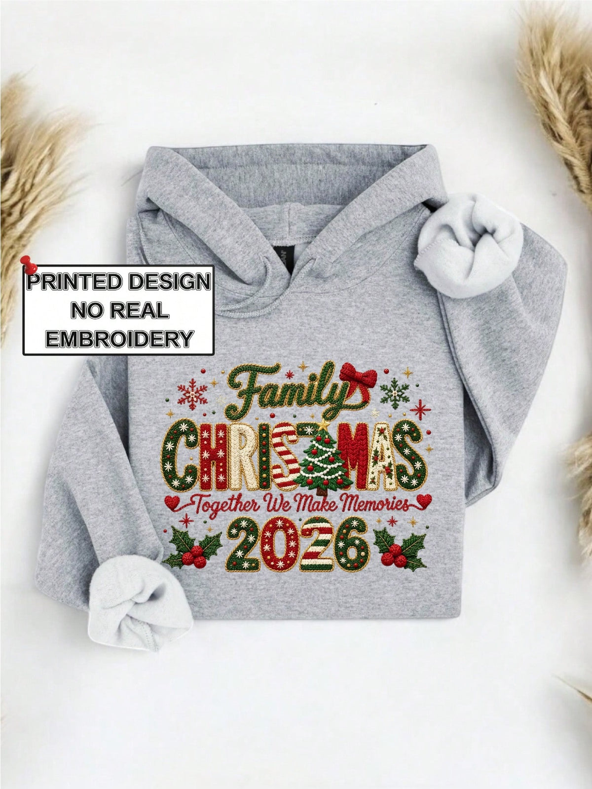 Family Christmas (DTF Graphic Print) Hoodie