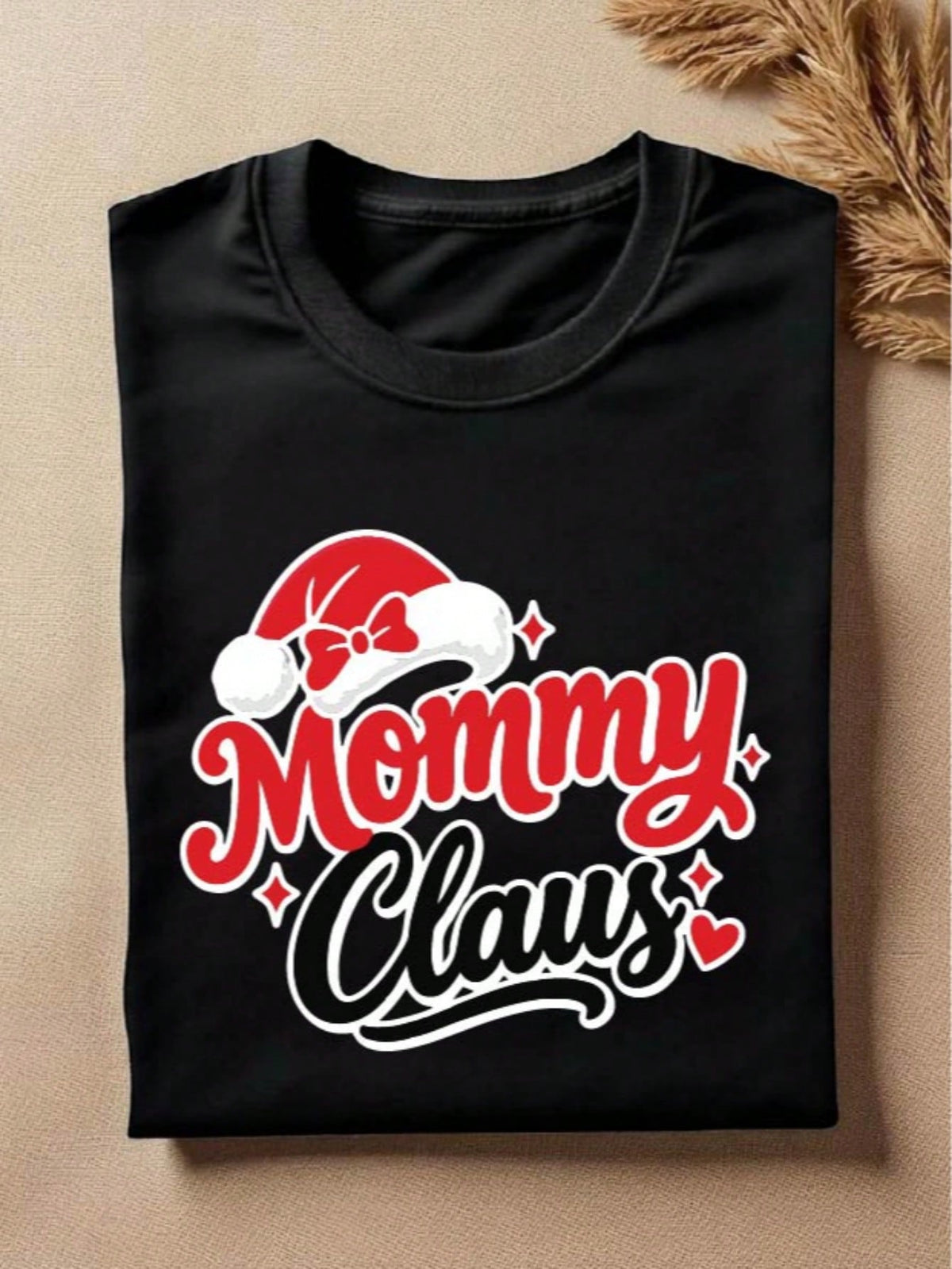 1 PC Mommy Daddy Claus T-Shirt