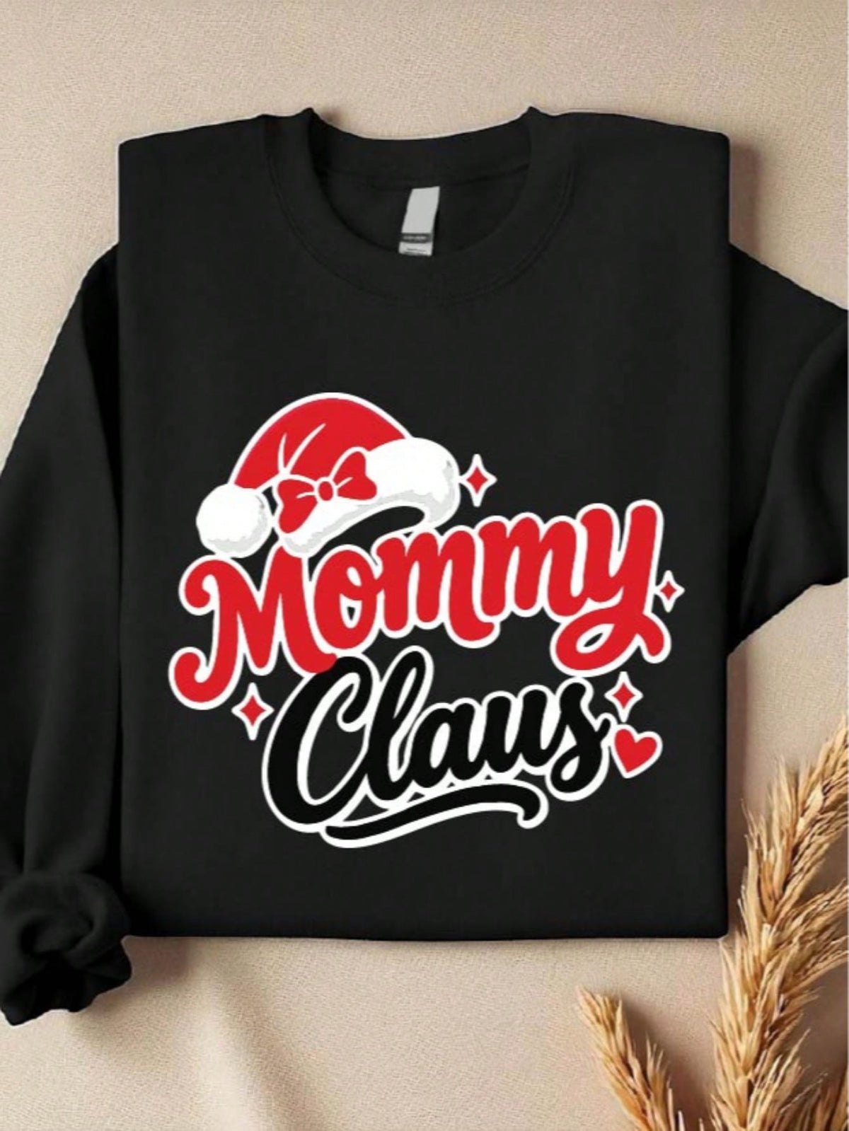 1 PC Mommy Daddy Claus Sweatshirt