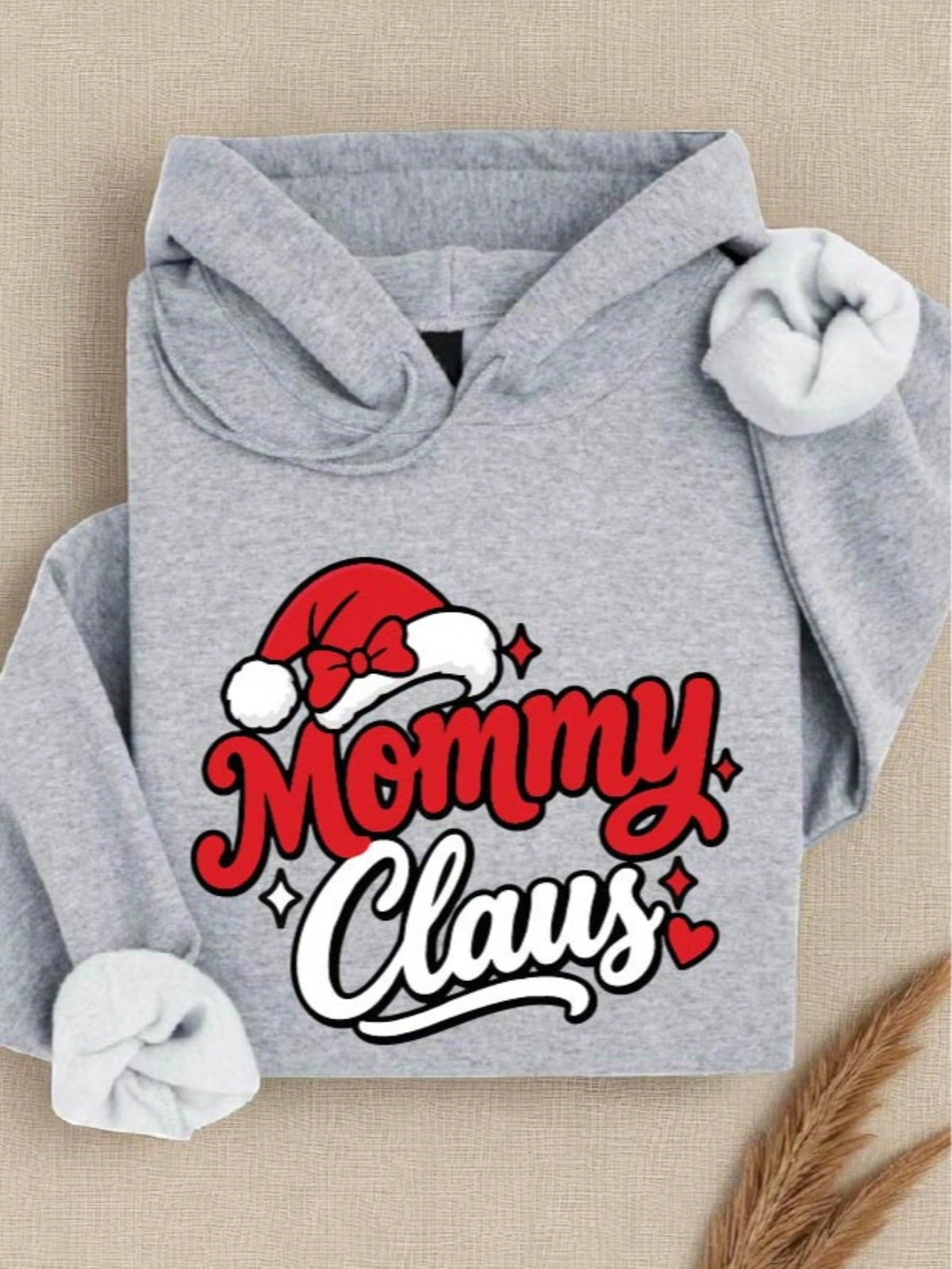 1 PC Mommy Daddy Claus Hoodie