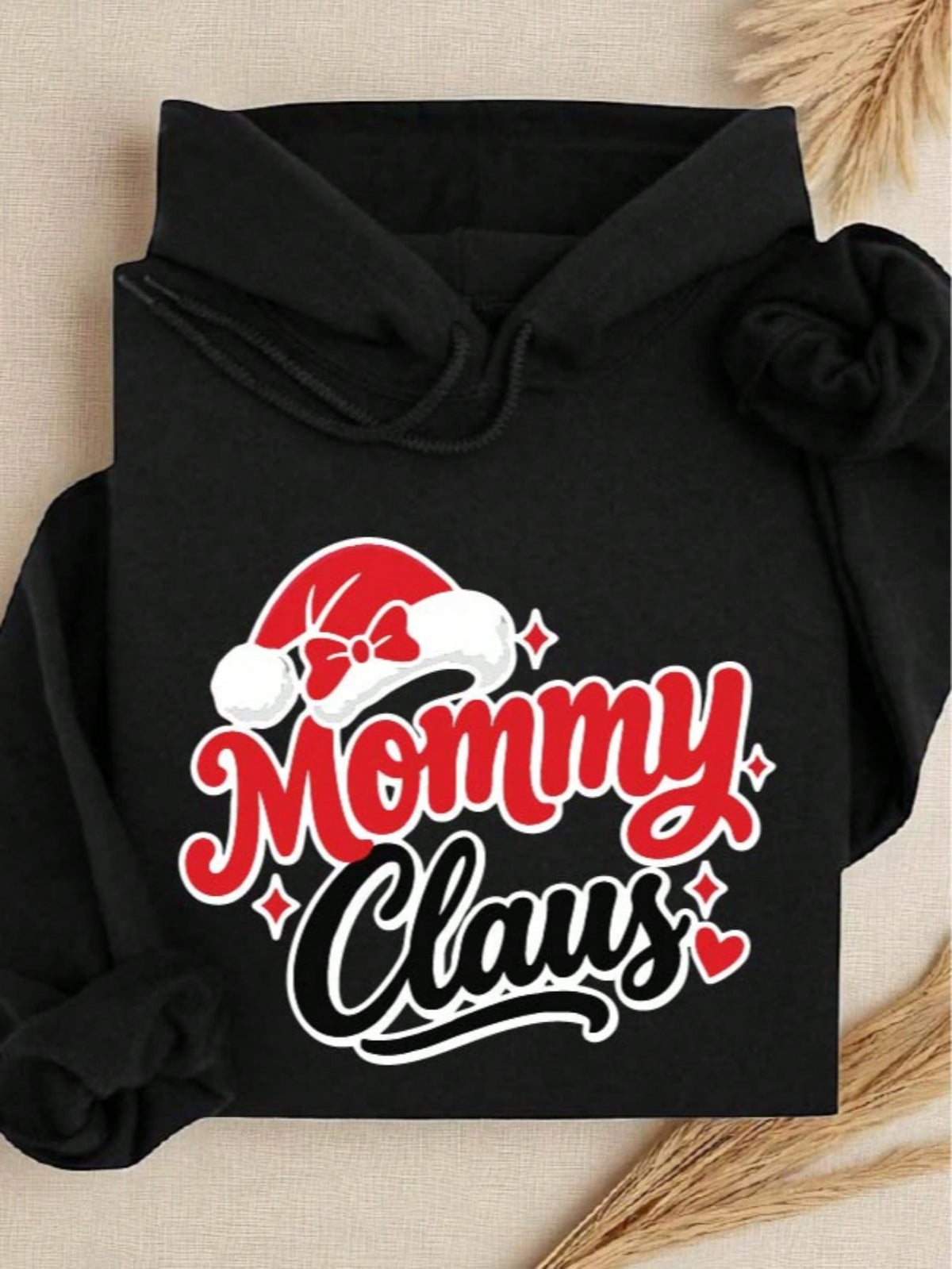 1 PC Mommy Daddy Claus Hoodie