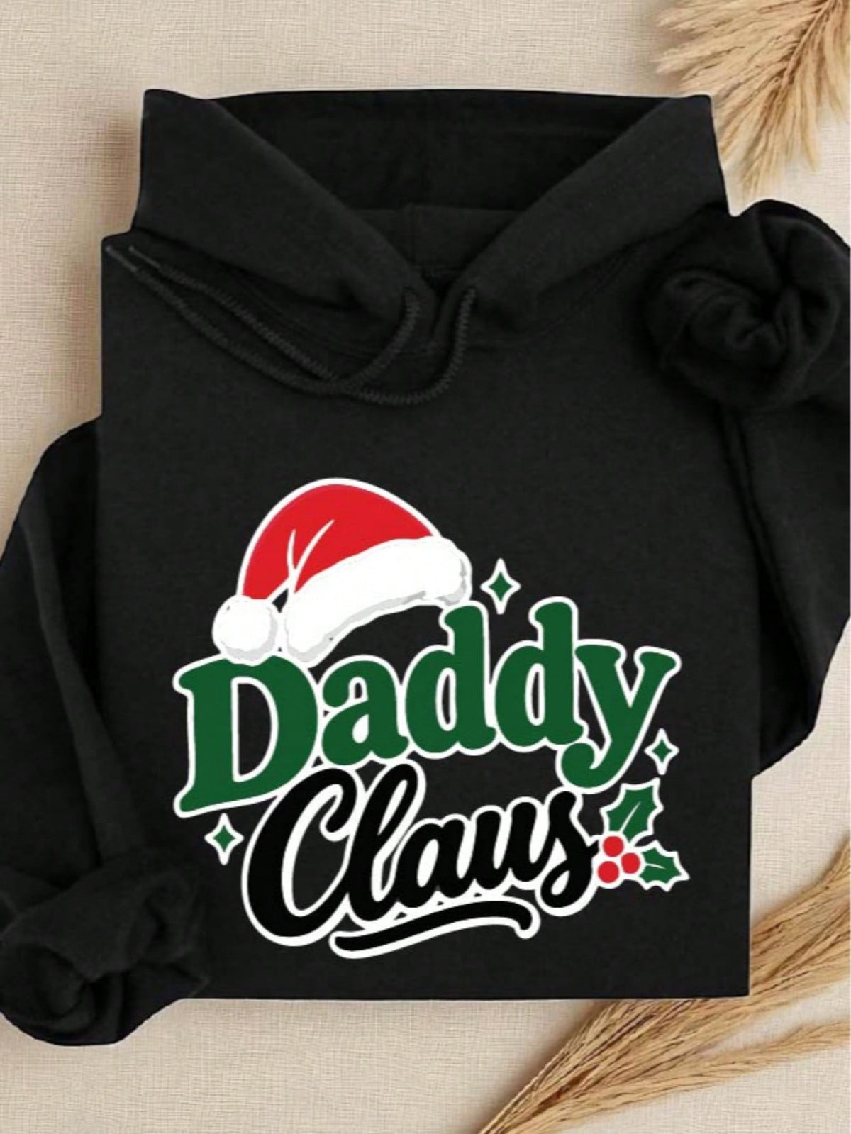 1 PC Mommy Daddy Claus Hoodie