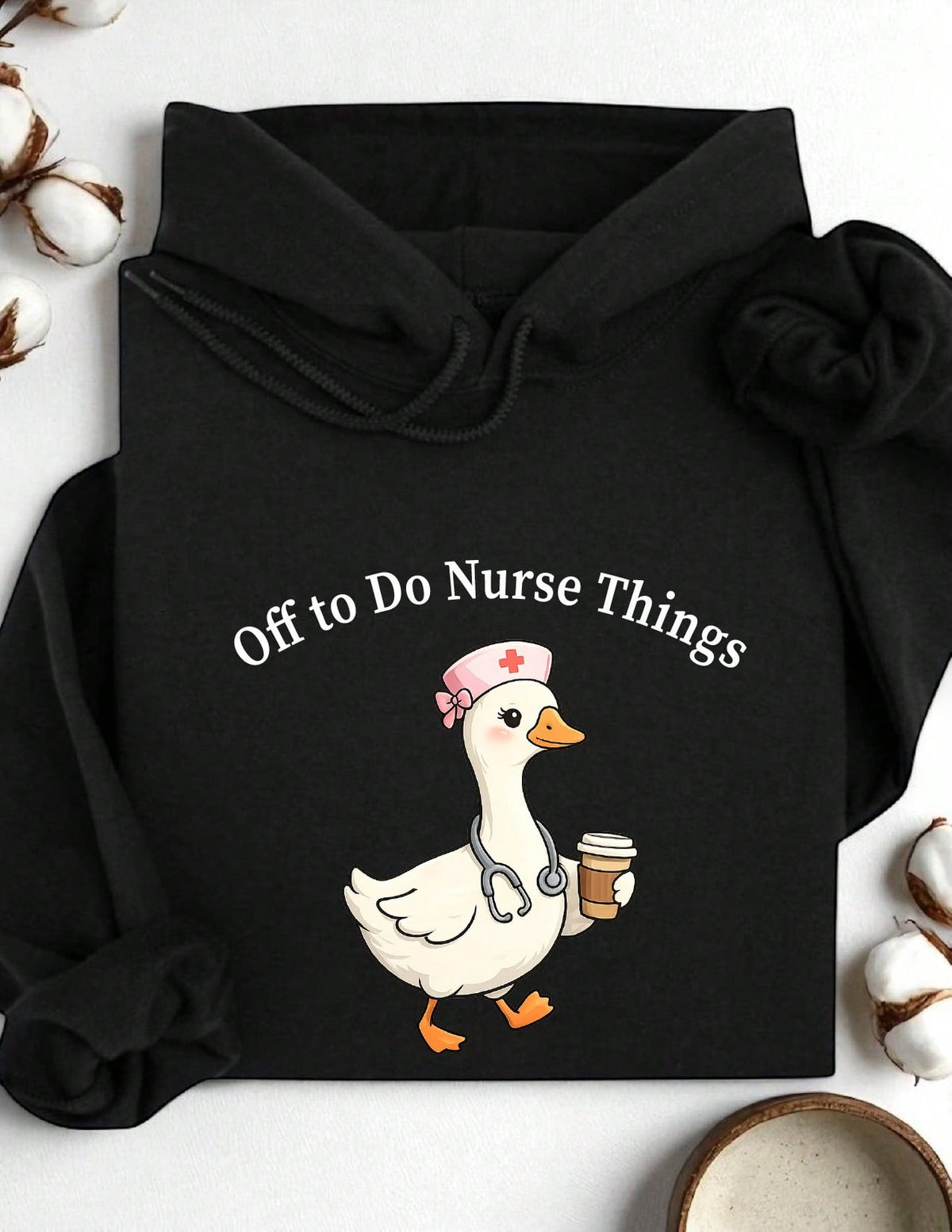 Funny Goose Nurse Hoodie