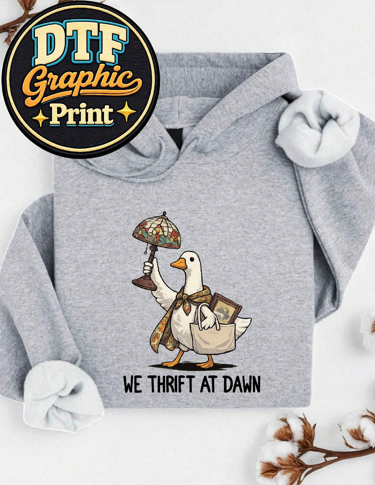 We Thrift At Dawn Hoodie
