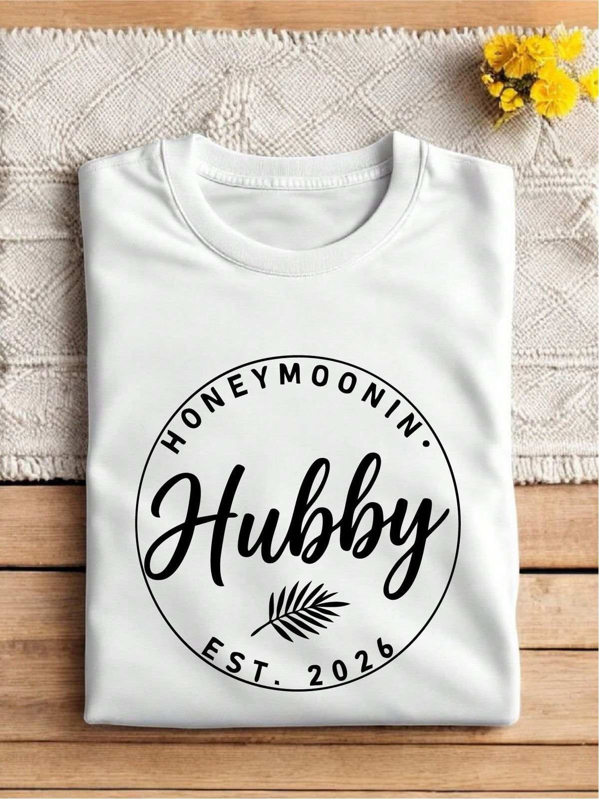 1PC Honeymoon'n Couple Est.2026 T-Shirt