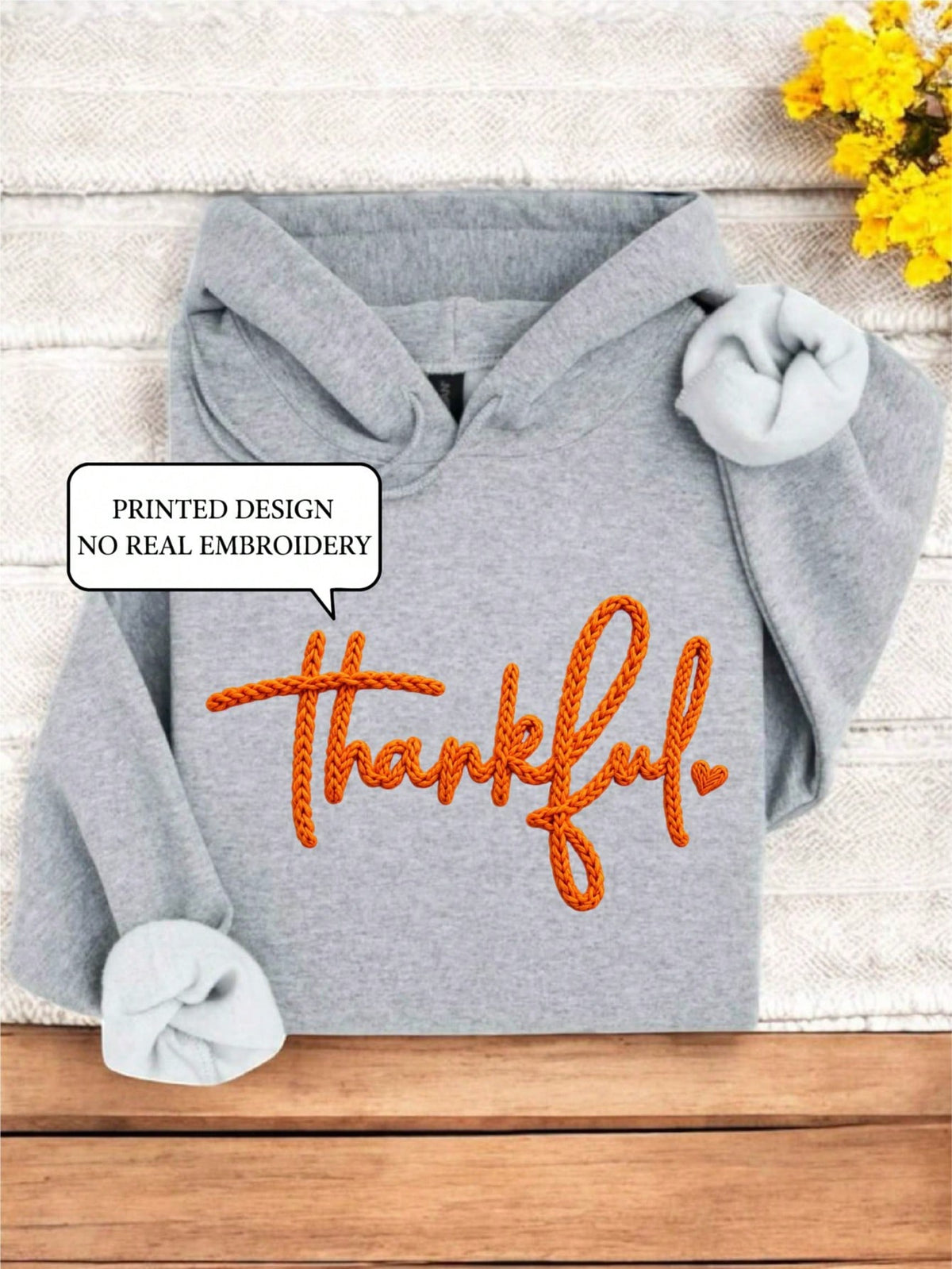 Thankful (DTF Graphic Print) Hoodie