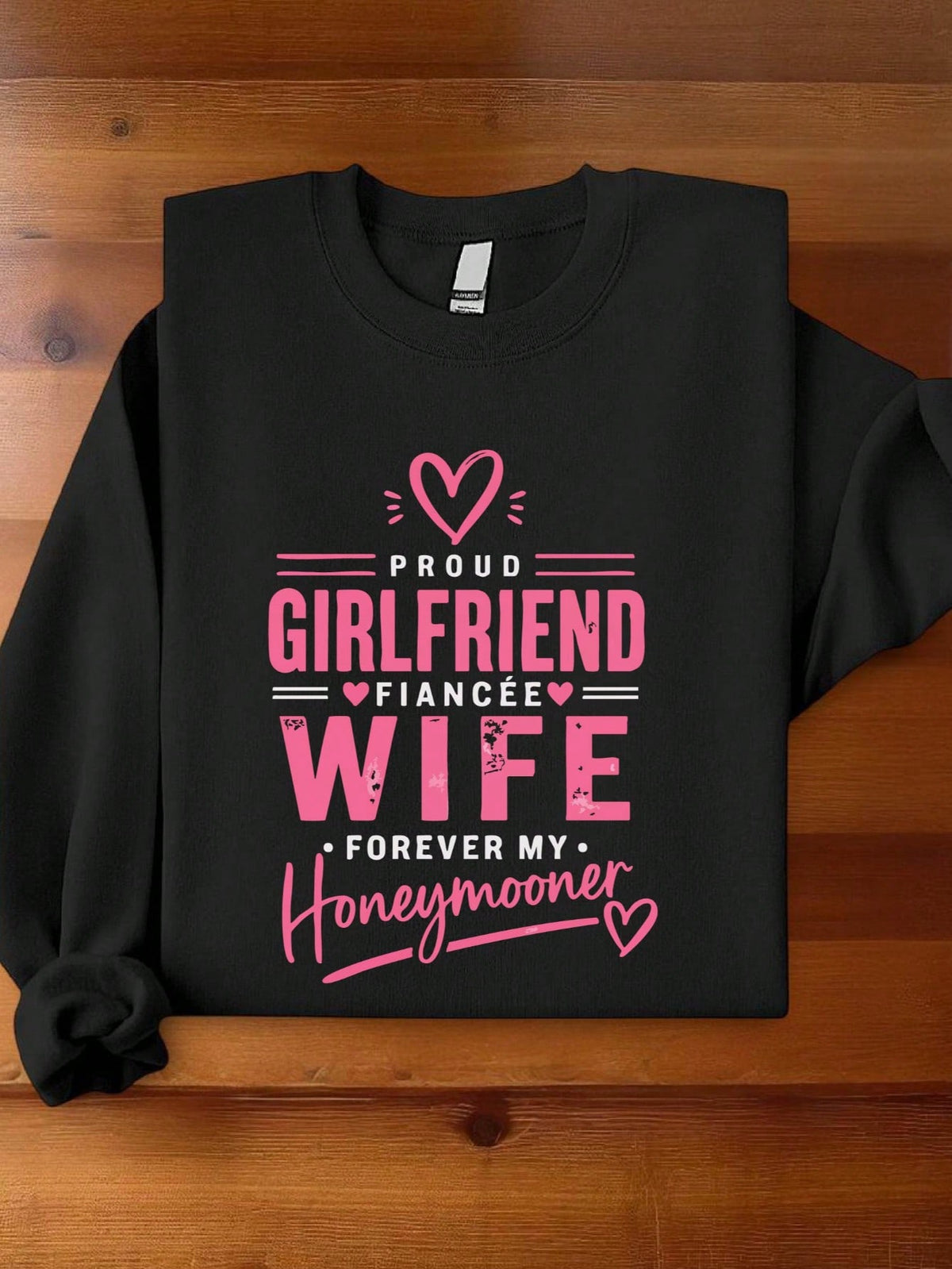 1 PC Wife Husband Honeymooner Sweatshirt