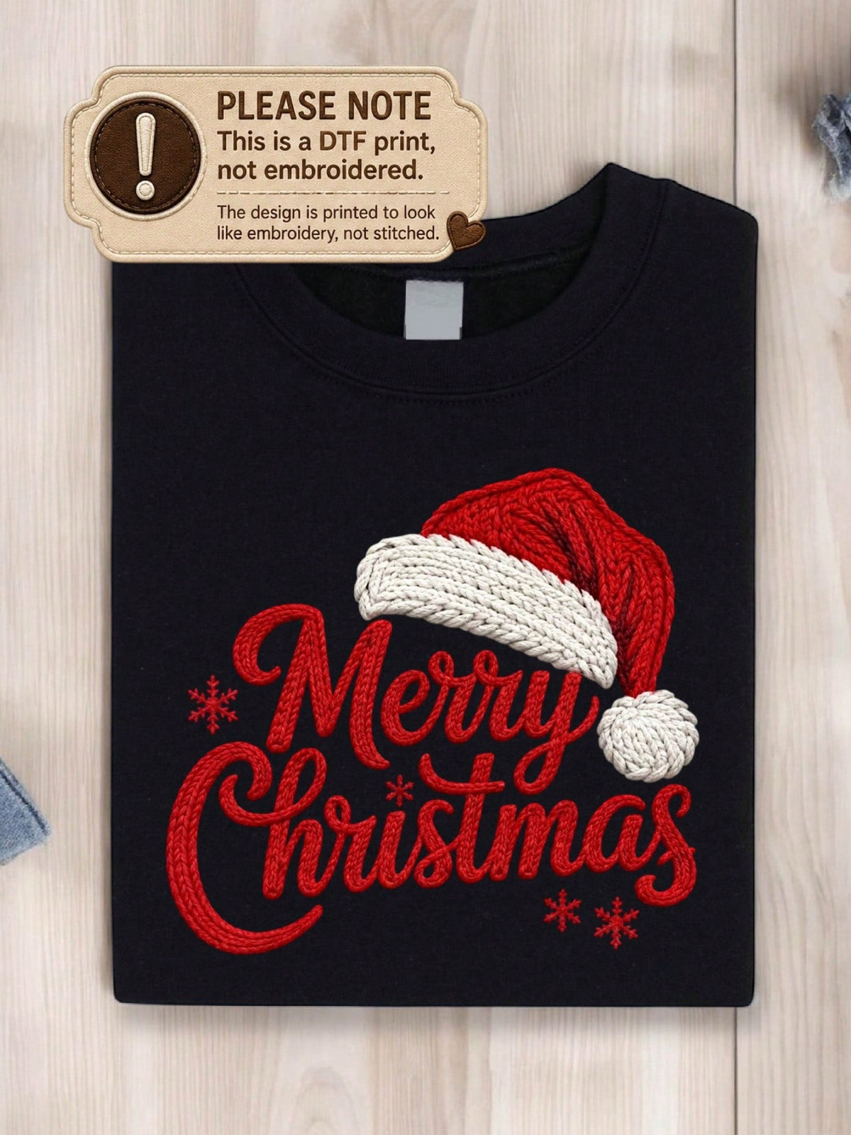 Merry Christmas (DTF Graphic Print) T-Shirt