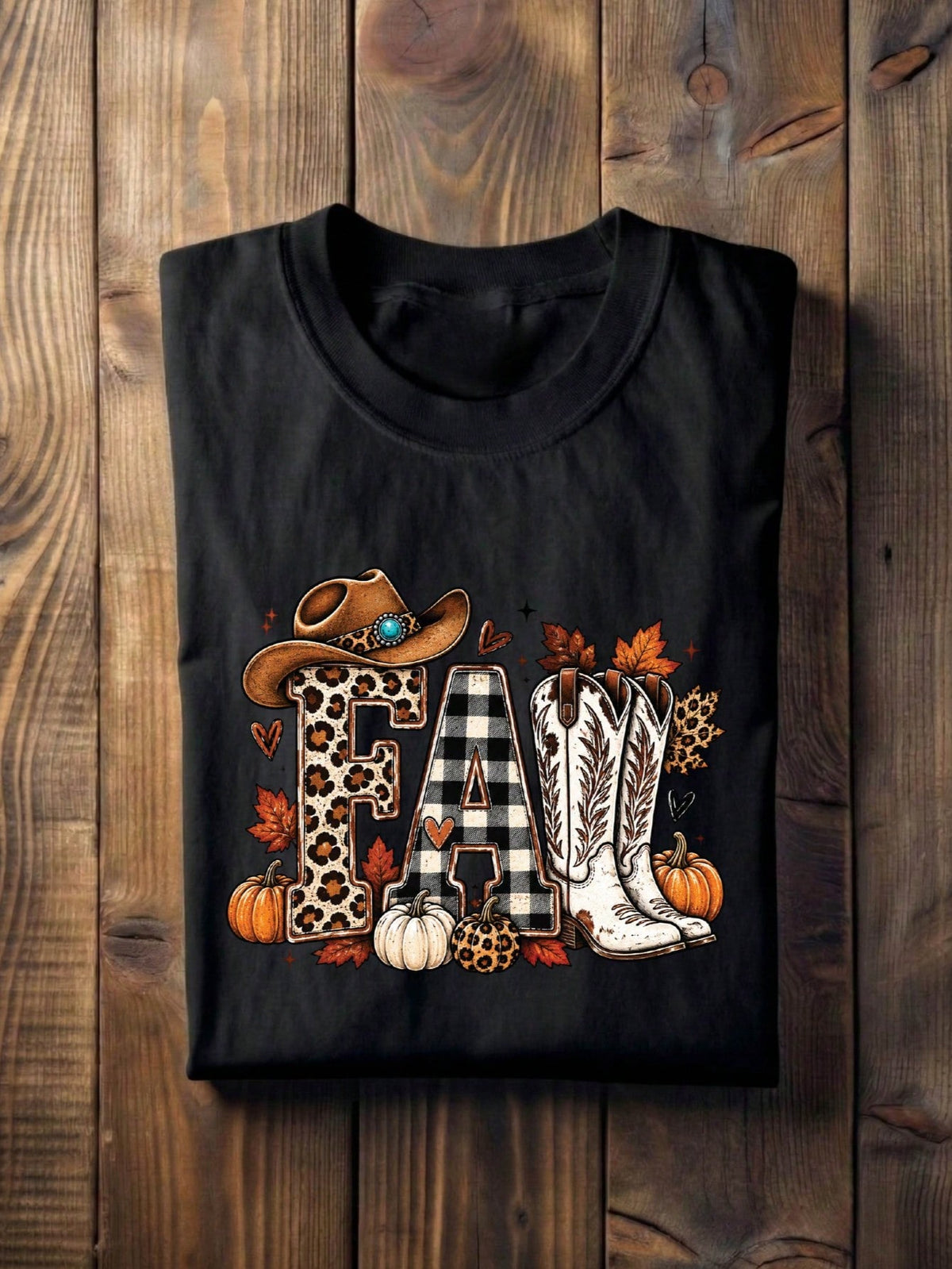 Fall Western T-Shirt