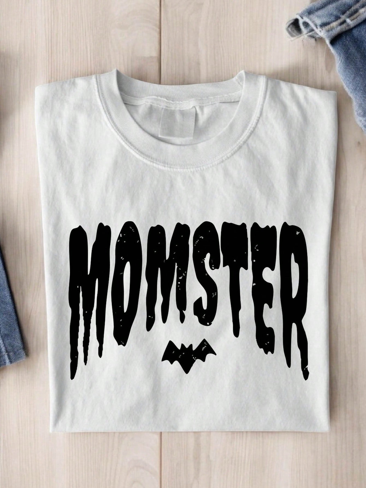 1 PC Momster & Dadster Halloween T-Shirt