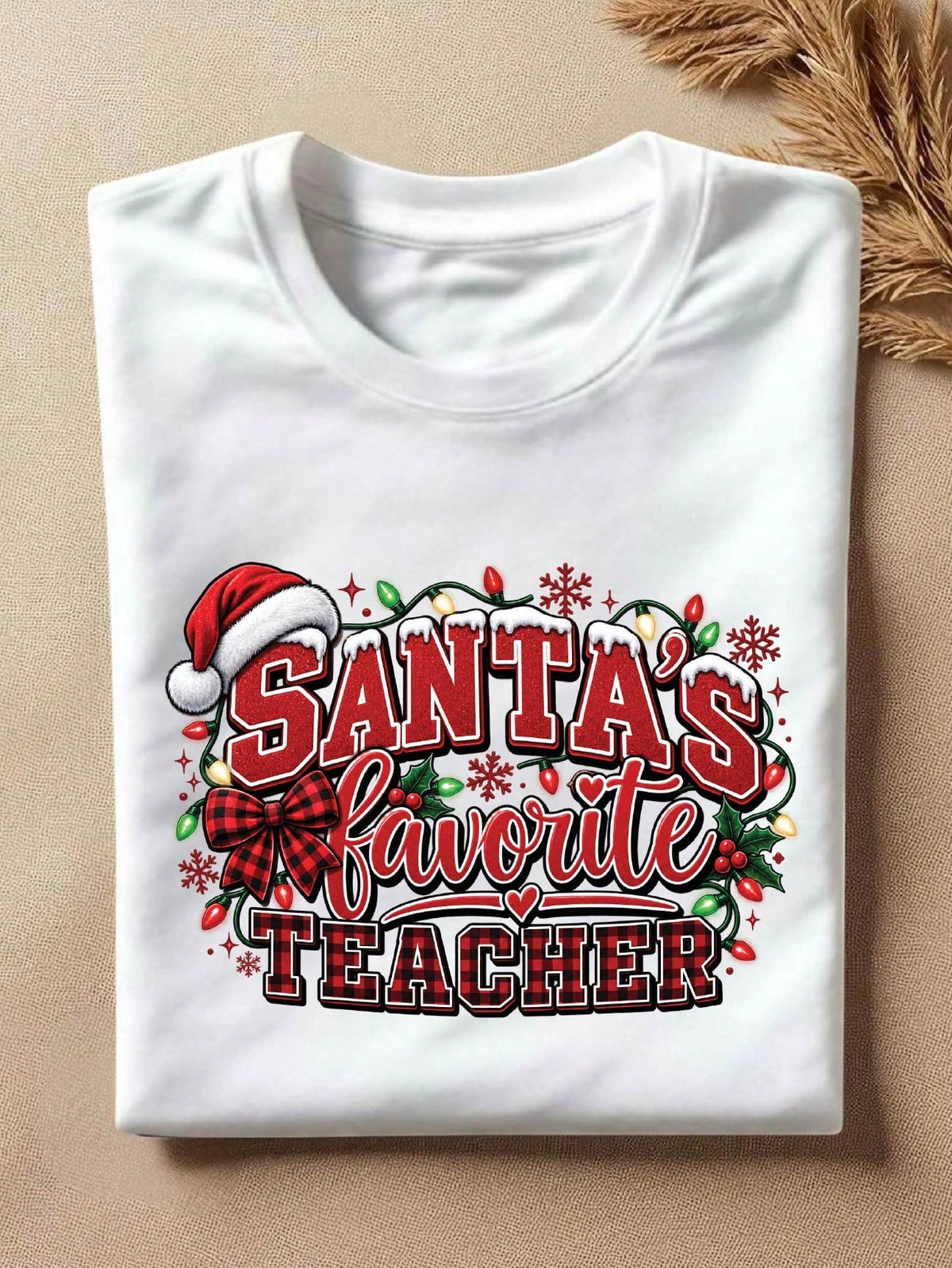 Santa's Favorite Teacher T-Shirt