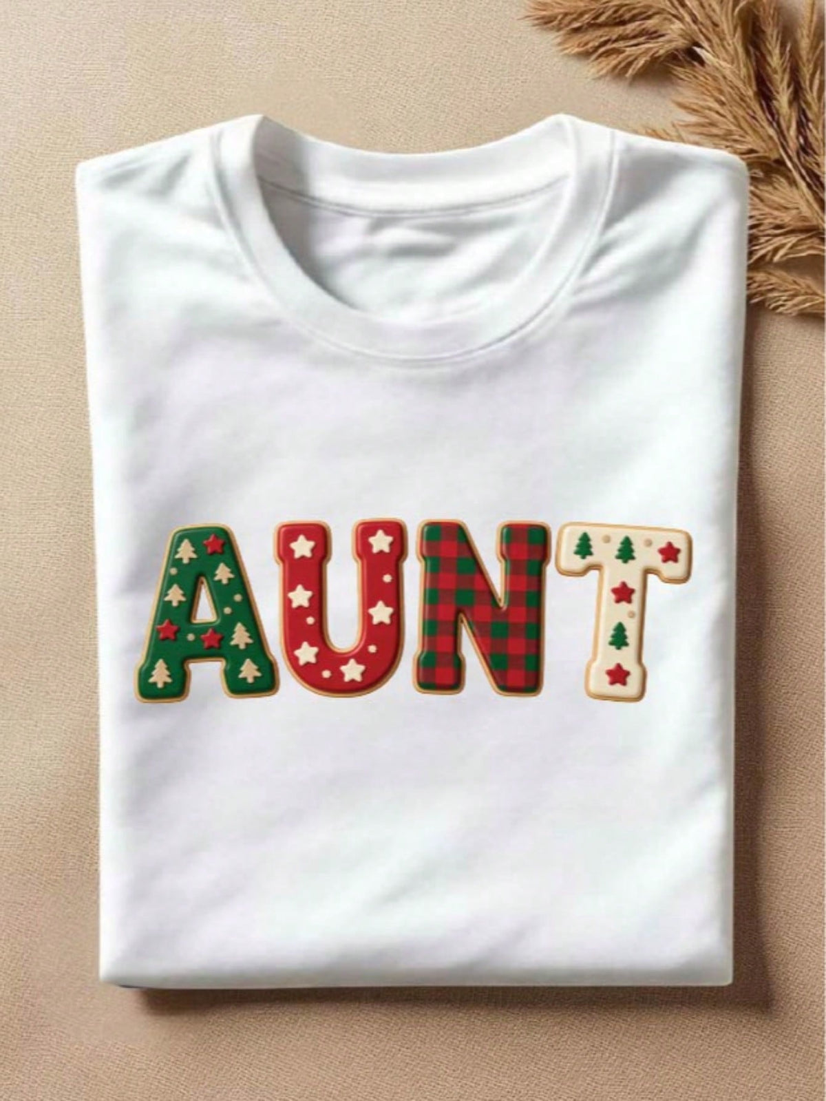 1 PC Aunt Uncle Christmas T-Shirt