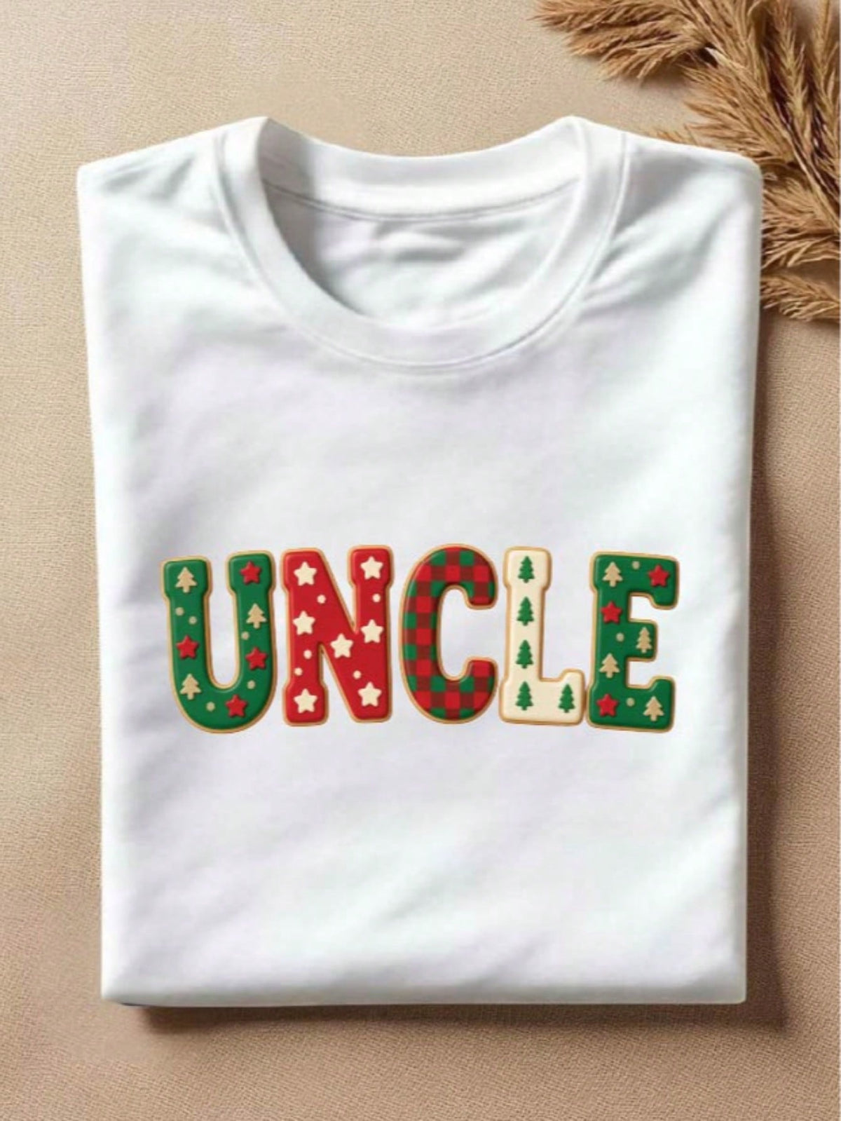 1 PC Aunt Uncle Christmas T-Shirt