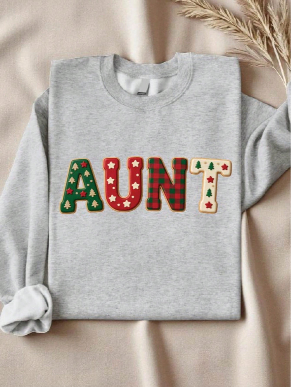 1 PC Aunt Uncle Christmas Sweatshirt