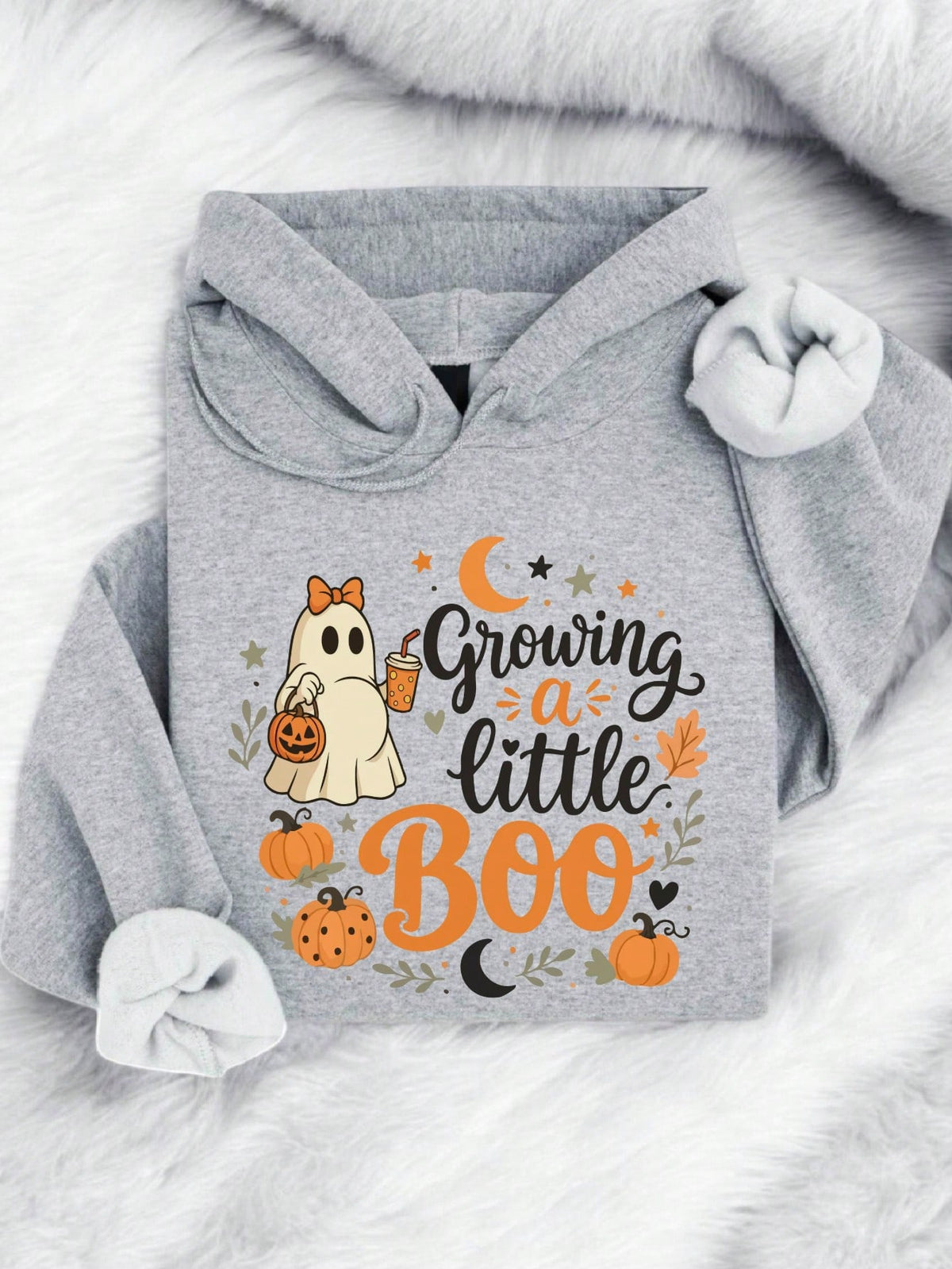 Growing A Little Boo Hoodie