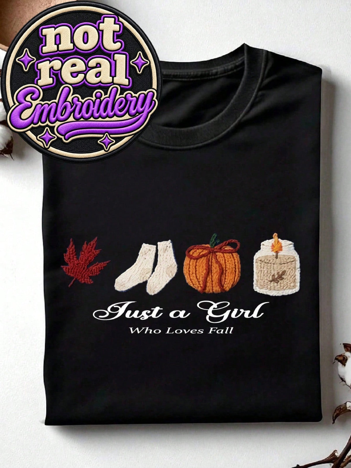 Just A Girl Who Loves Fall T-Shirt